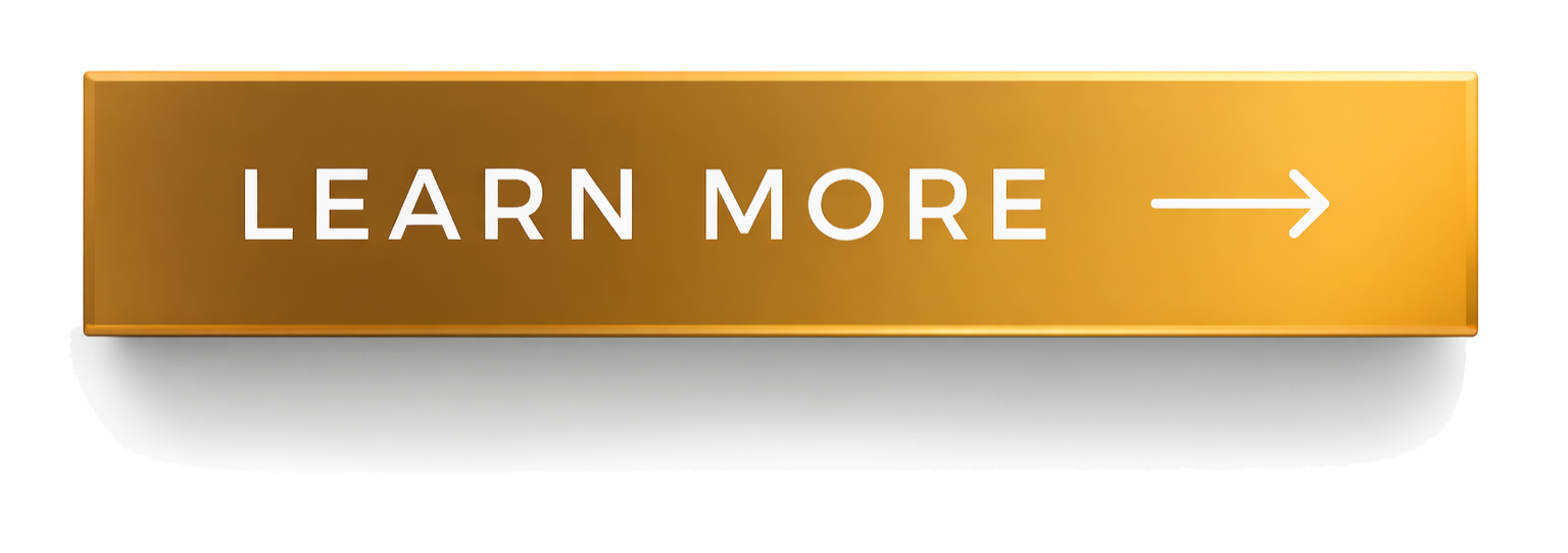 Gold-colored rectangular button with white text saying 'Learn More' and a right arrow.