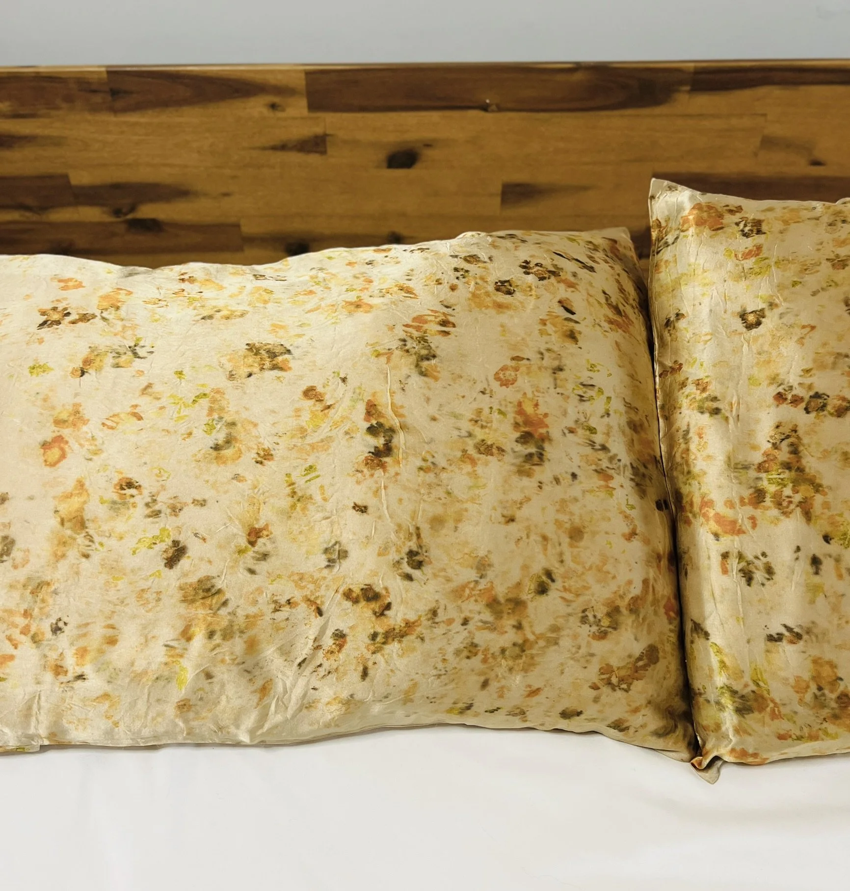 Silk Pillowcase | Black Walnut Coreopsis