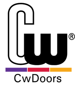 Illustration of two stylized birds, one purple and one yellow, facing each other with a rainbow-like gradient bar beneath them.