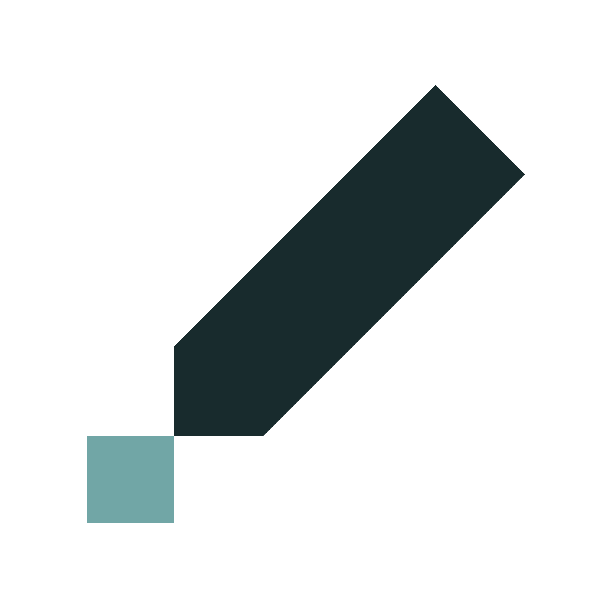 Graphic with a dark background, orange and white text, and stylized teal arrow pointing to the right.