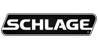 Black logo with the word 'SCHLAGE' in uppercase letters.
