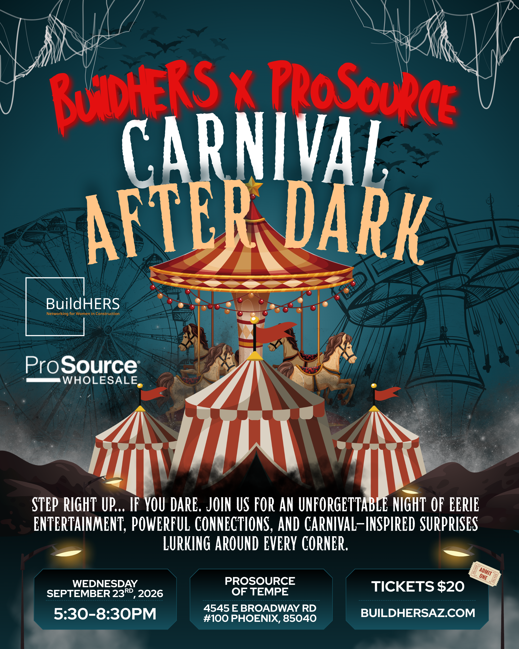 BuildHERS Carnival After Dark: Carnival Attraction
