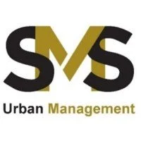 Logo with large 'S' and check mark, and 'SMS' in bold, with 'Urban Management' underneath.