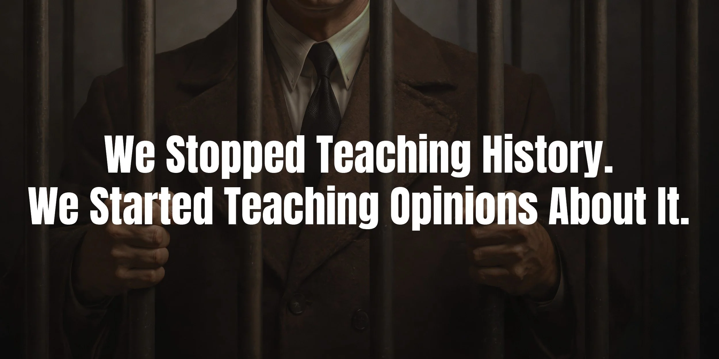 We Stopped Teaching History. We Started Teaching Opinions About It.
