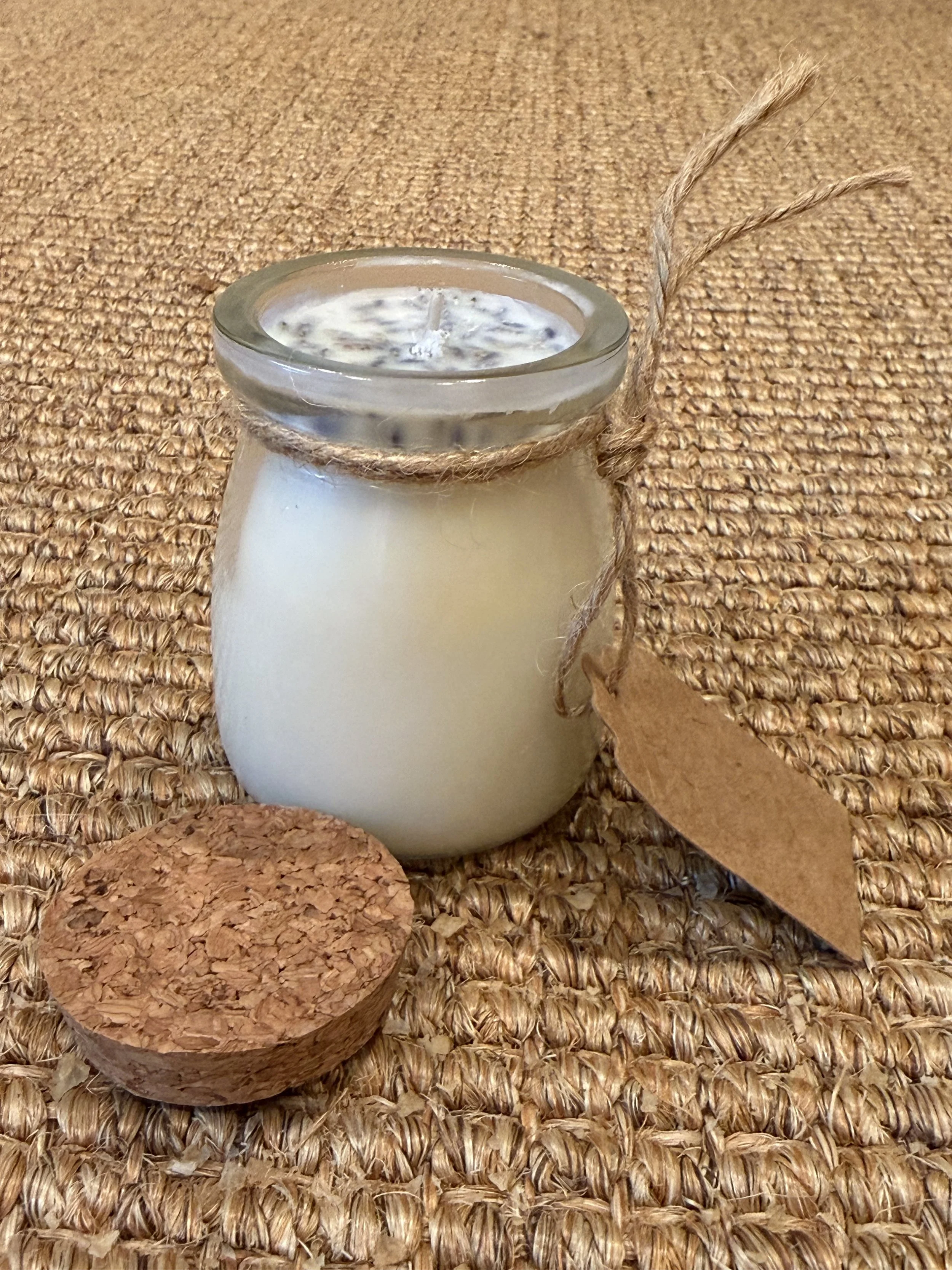 Soy candle with lavender