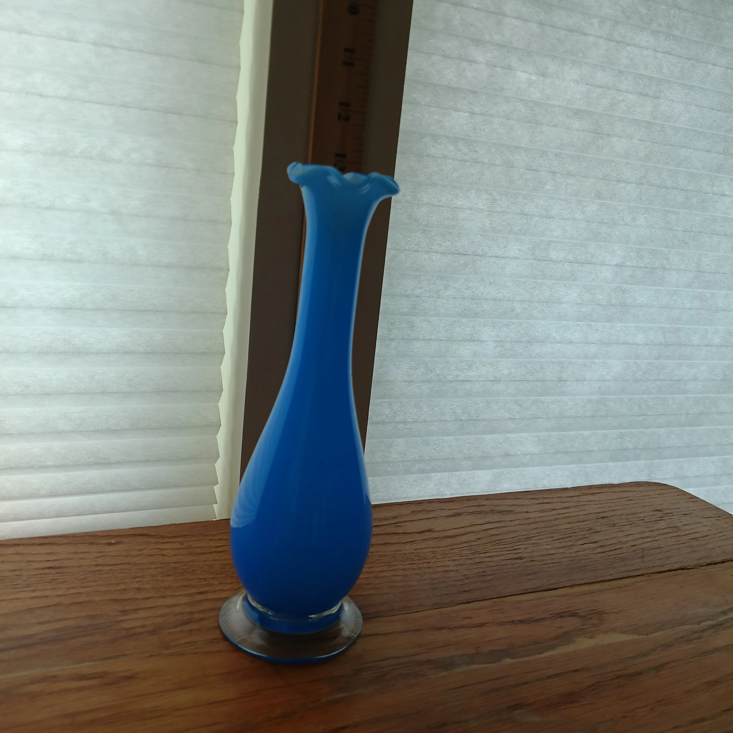 Vintage Glass Vase Swung Glass