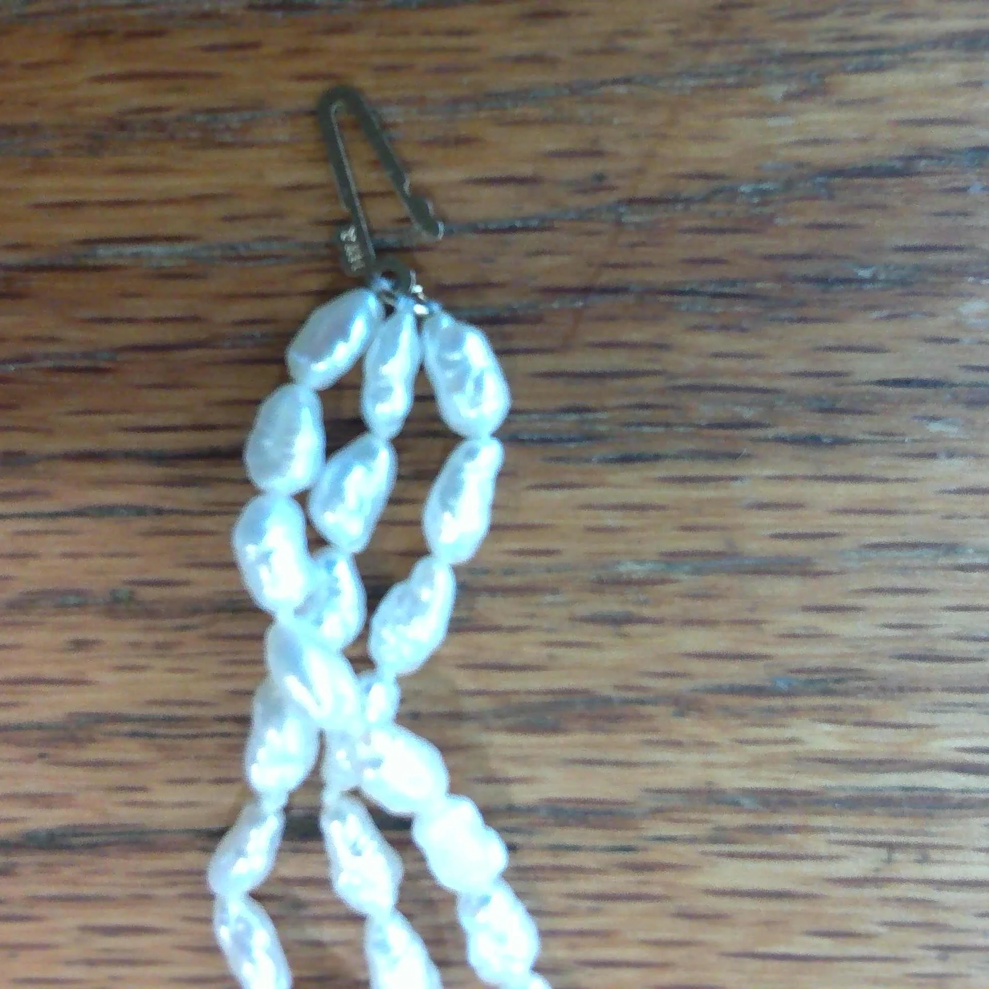 Vintage Three Strand Pearl Necklace