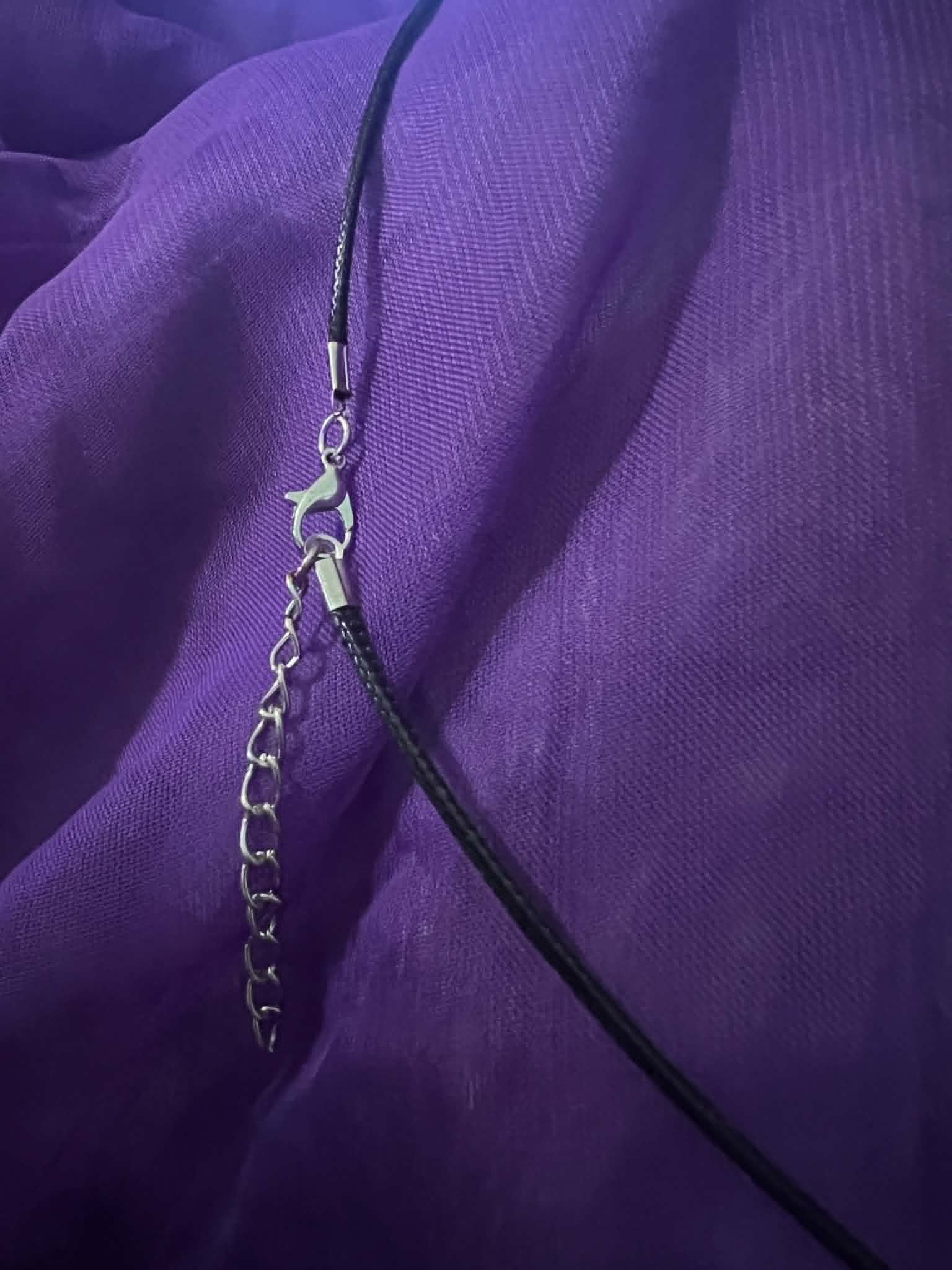 Sterling Silver Turtle Pendant with a braided nylon rope 4.jfif