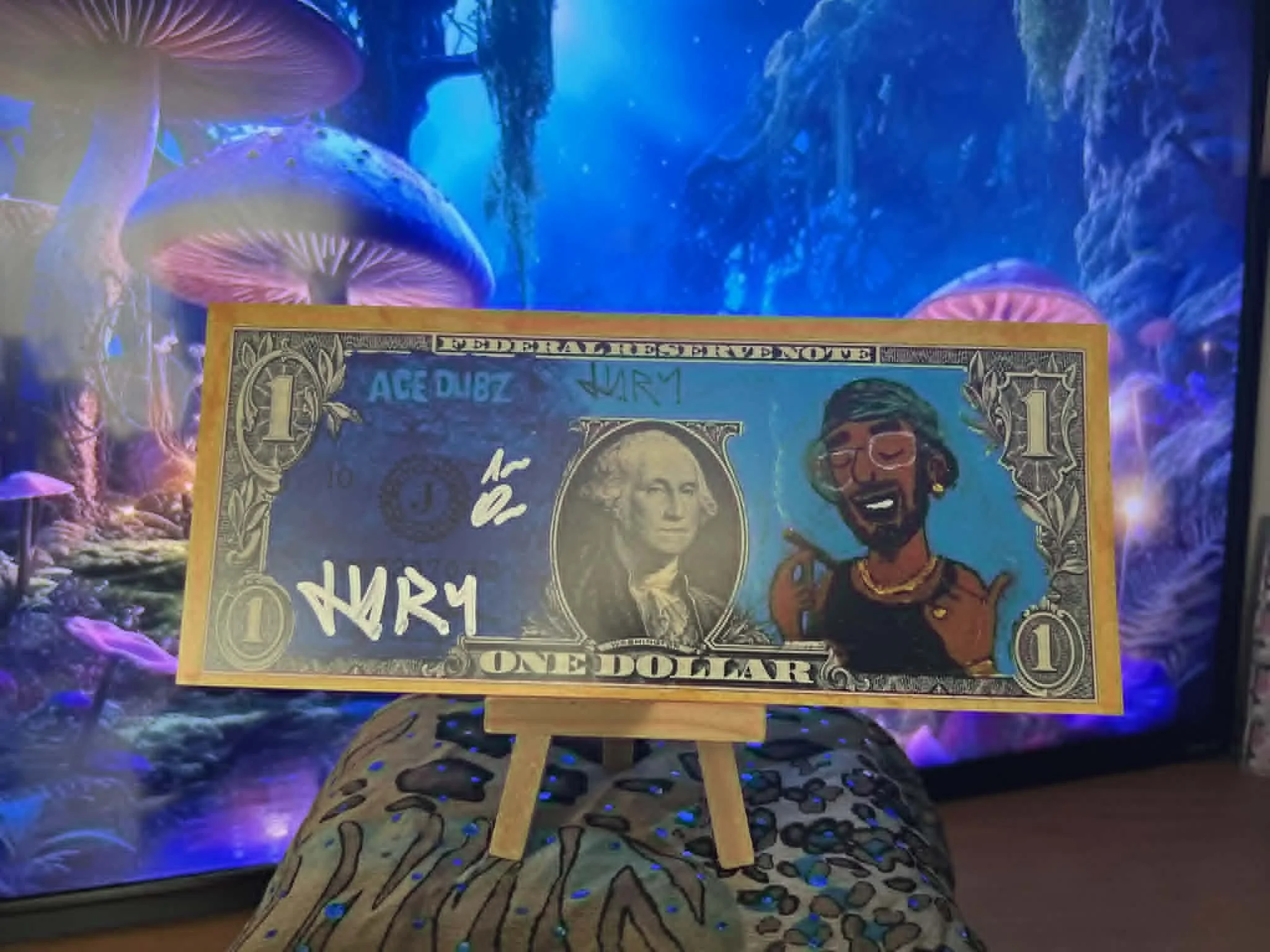 Ace Dubz Art Print by Jury The Clown 