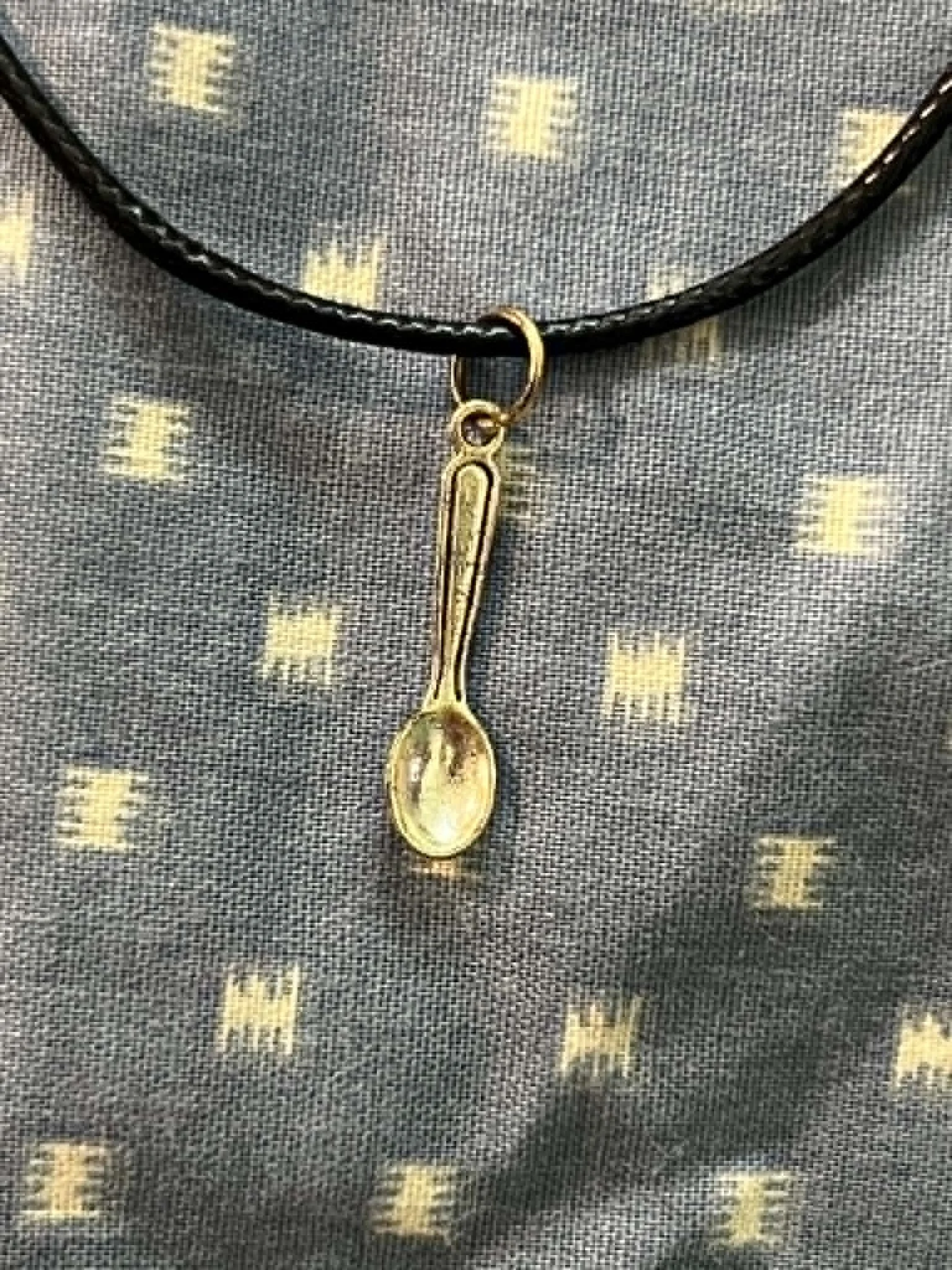 Sterling Silver Spoon Pendant and Earring Set 3.jfif