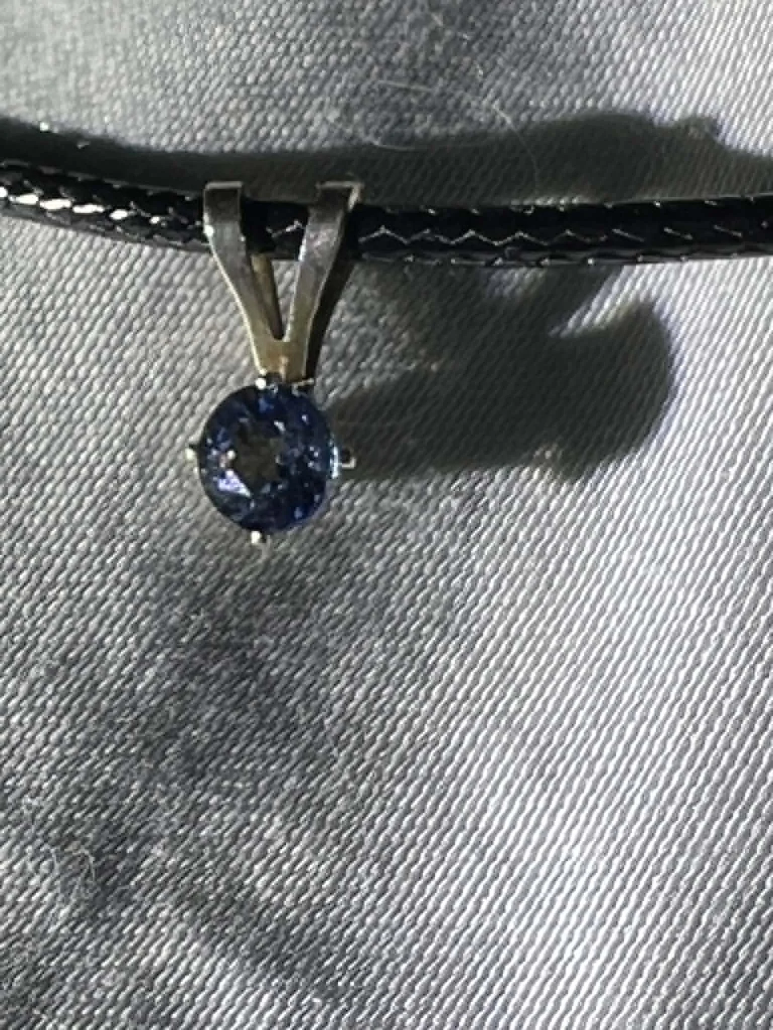 Sterling Silver Sapphire Elegance Necklace