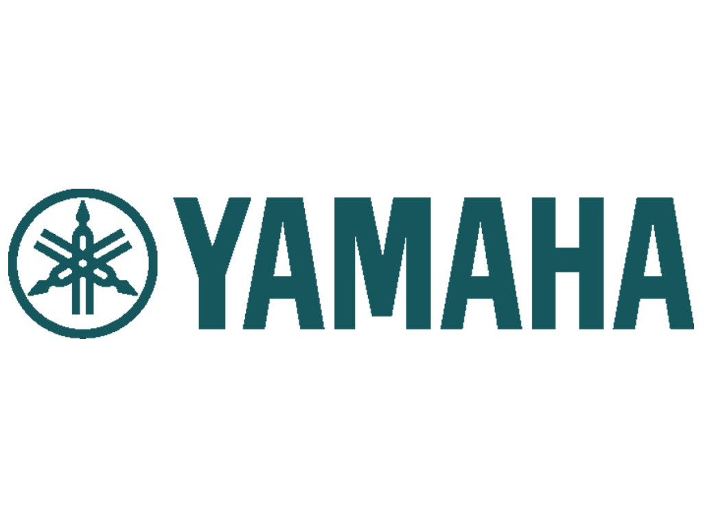 Yamaha logo met tekst en symbool