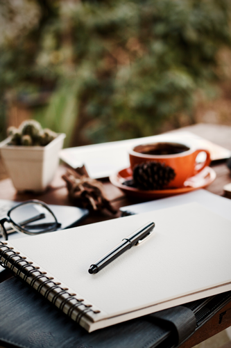 Mindful Living Journaling Coffee Nature