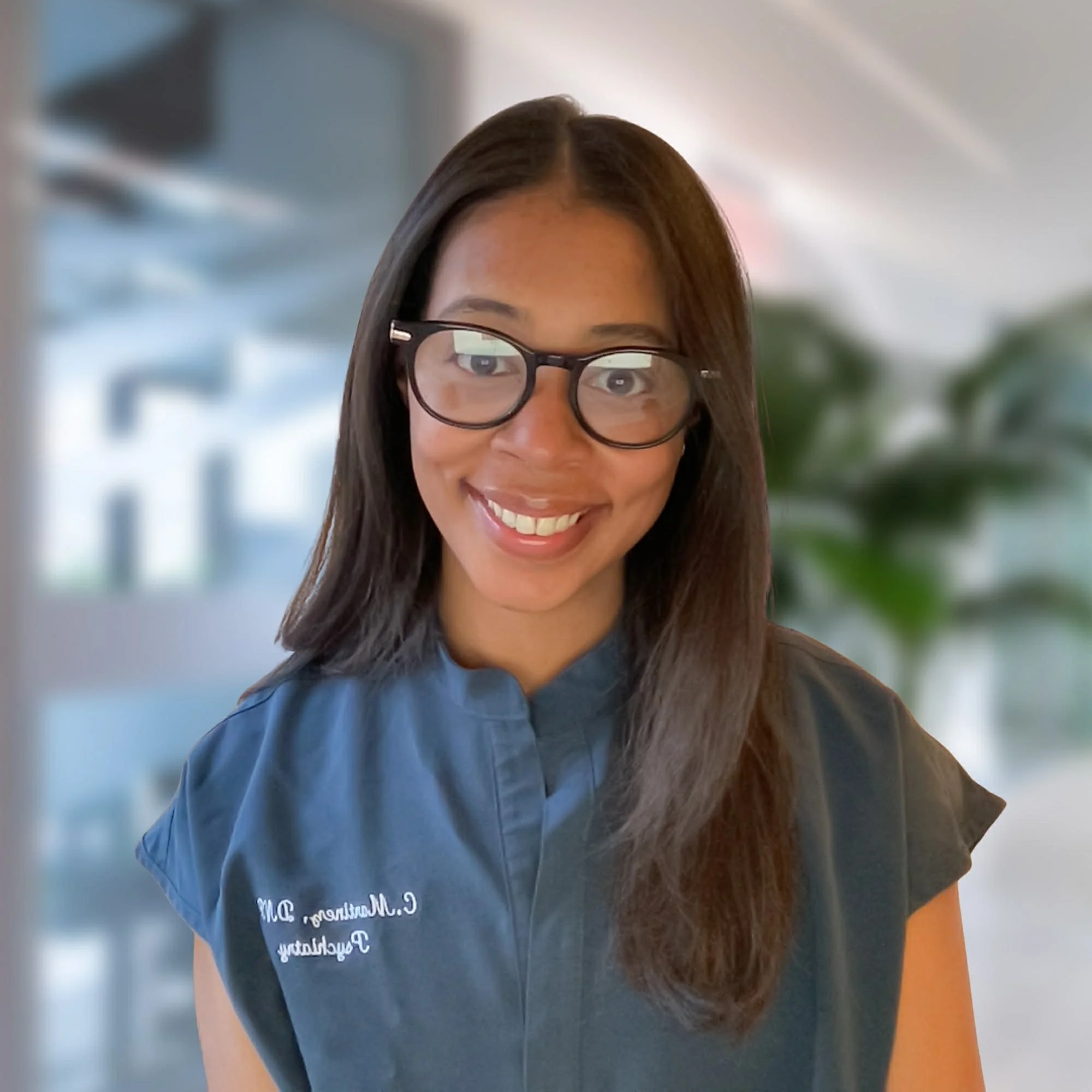 Clarissa Martinez, DNP, PMHNP-BC, specializing in pregnancy and postpartum psychiatric care.