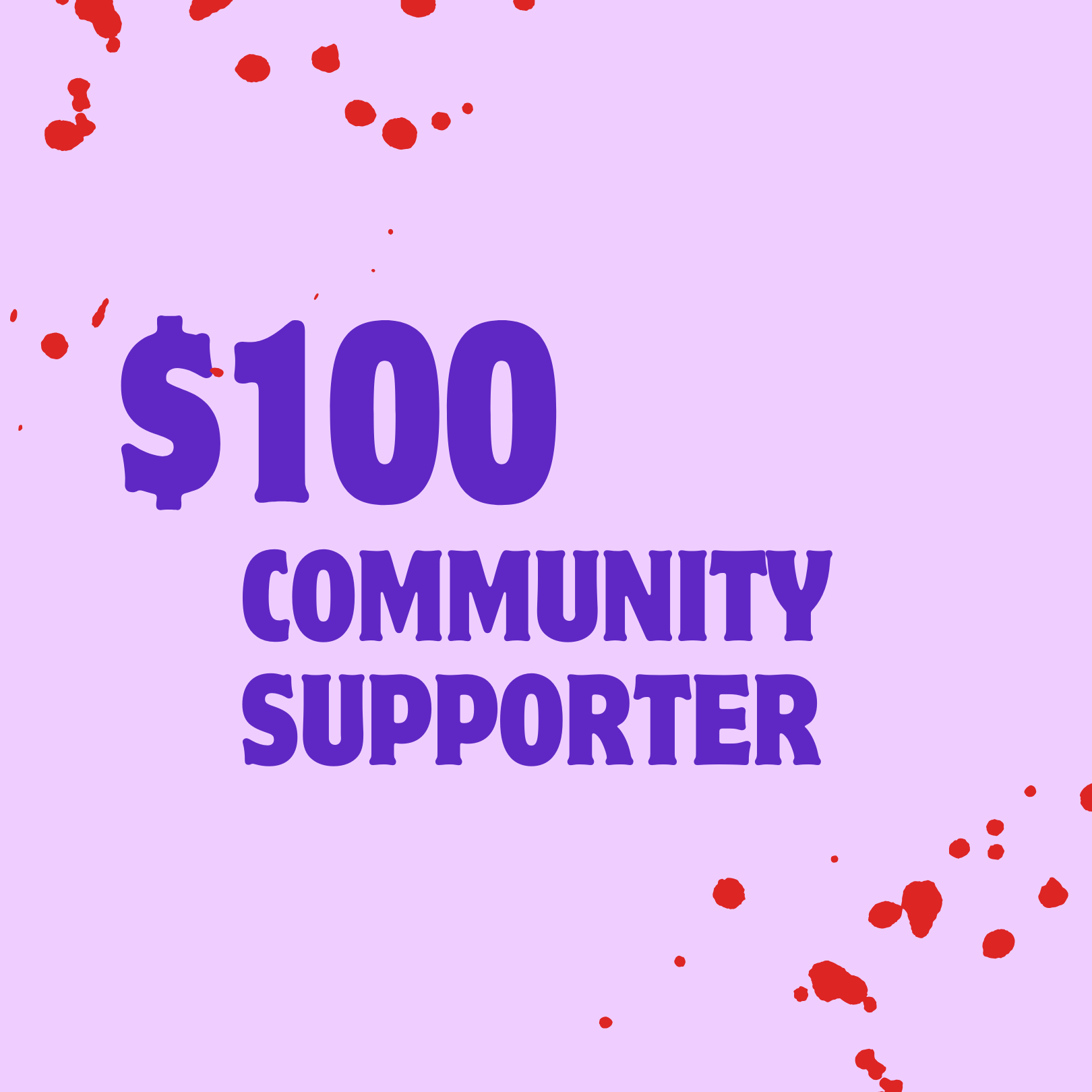 $100 Community Supporter