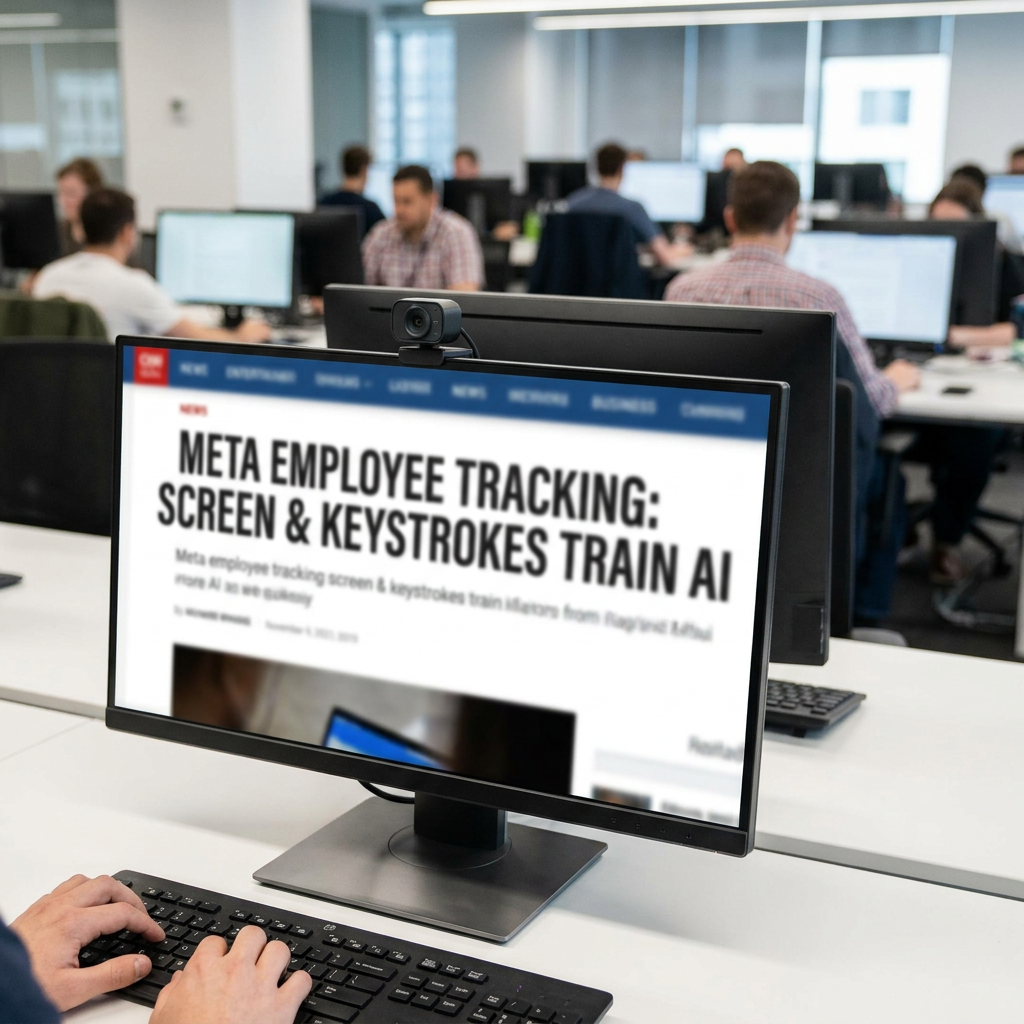 Meta tracking of employees’ screen and keystrokes to train AI tools