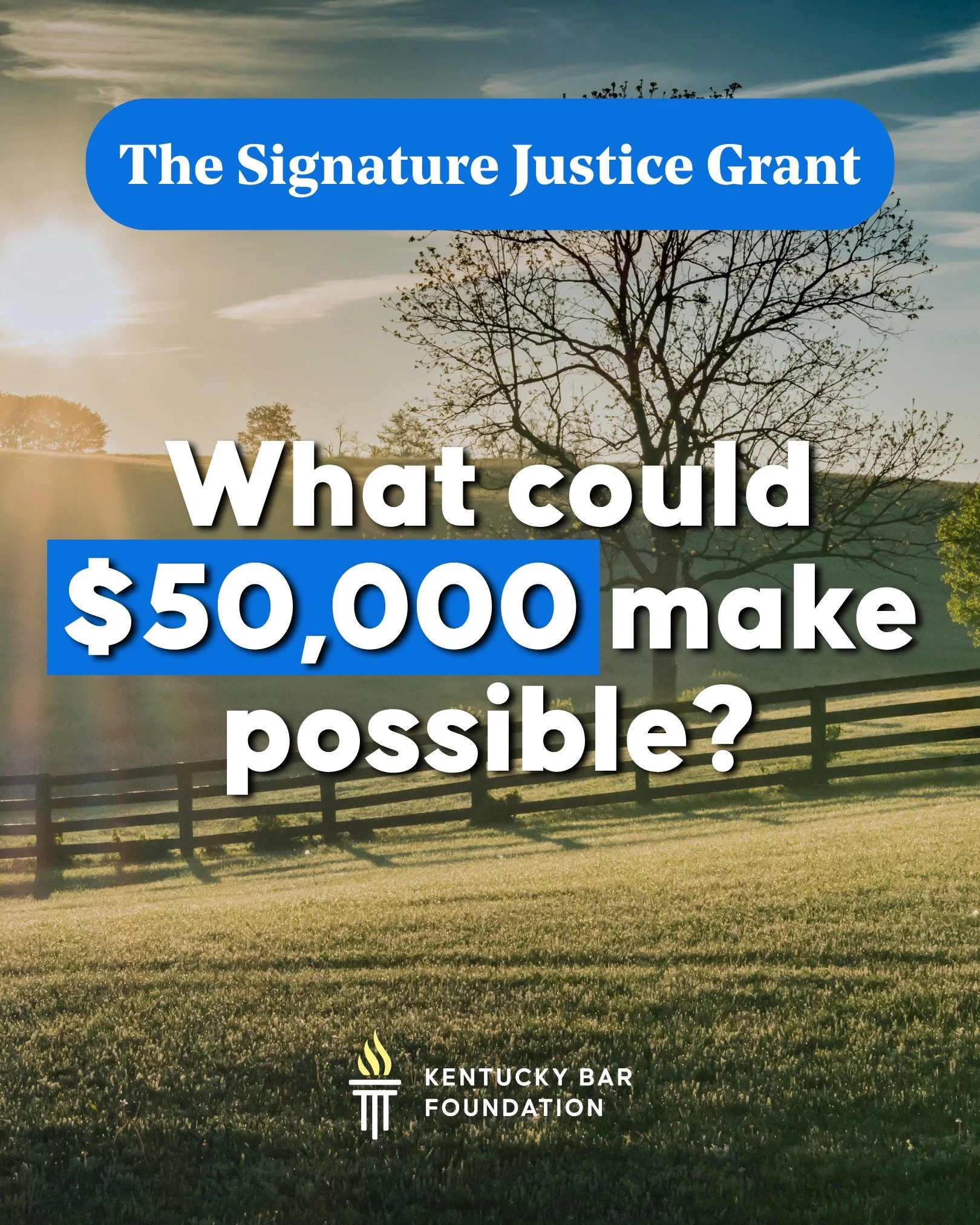 What could $50,000 make possible?

A new way to connect underserved Kentuckians with legal services. A self-help resource that makes the law easier to navigate. A mobile legal clinic that brings assistance directly to a community in need.

The Kentuc