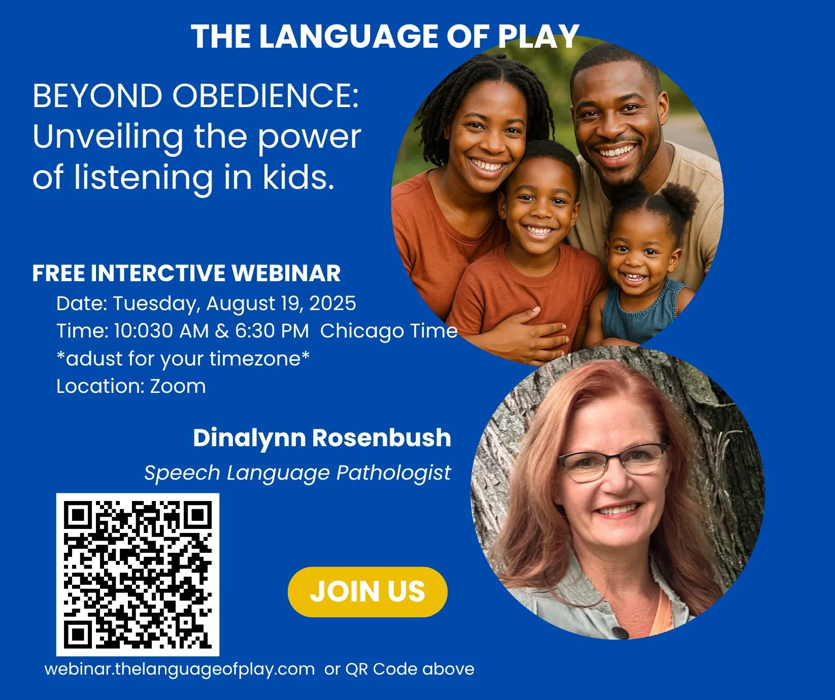 Hey, parents!
If you are a parent who wonders, &ldquo;Why does my child not listen?&rdquo; and they have been slow to develop speech&hellip;or you wonder about this&hellip; 
Join me for a webinar to discuss how the various aspects of listening impact