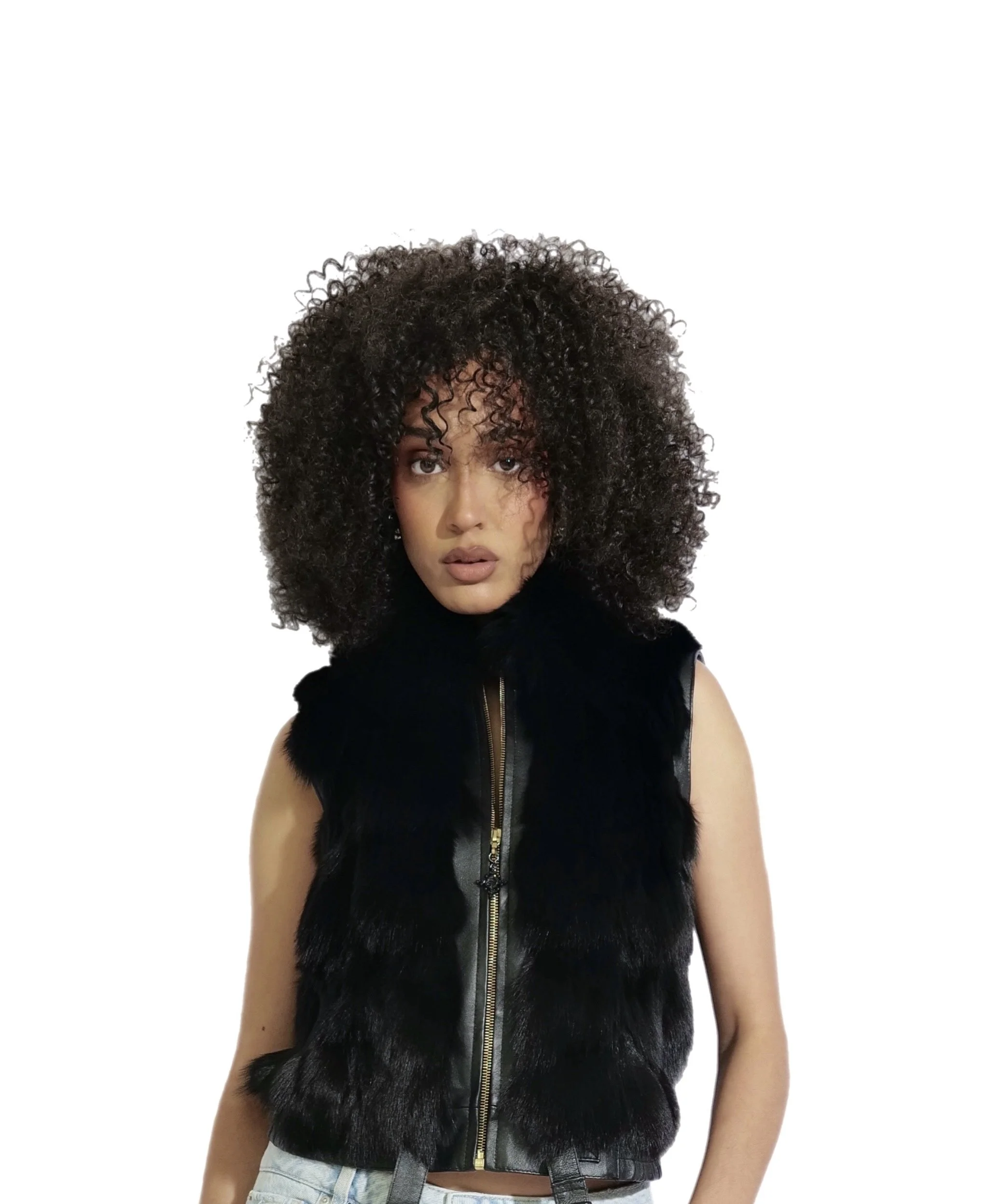 St John Collection by Marie Gray Fur Vest