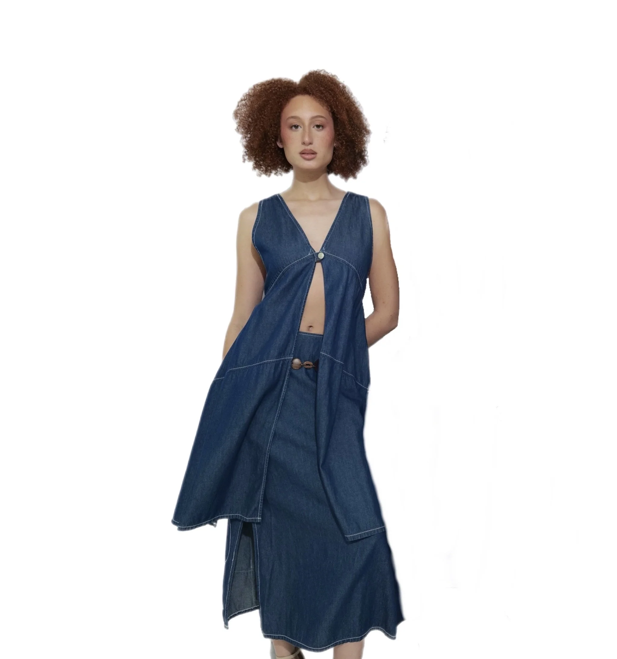 Tiar Los Angeles Jean Dress & Jean set
