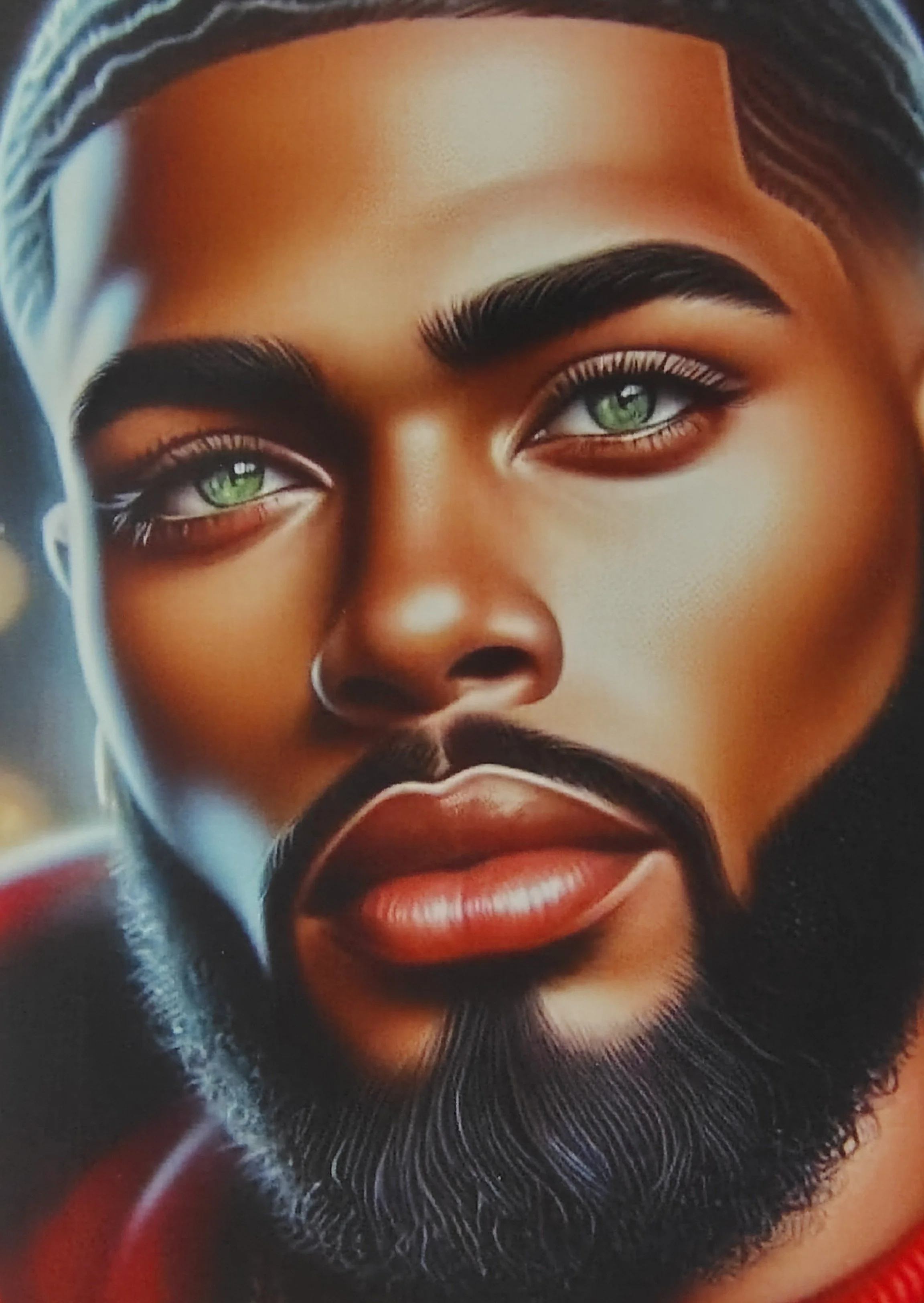 Handsome Gentlemen Art Greeting Card