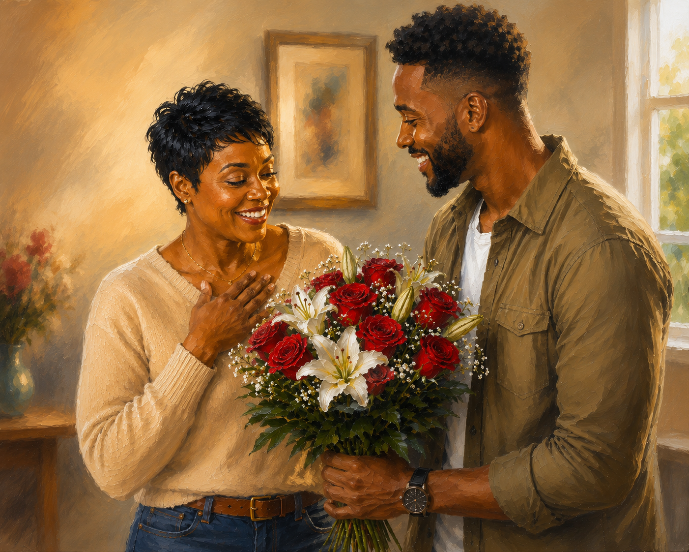 Mother's Day Art Greeting Card