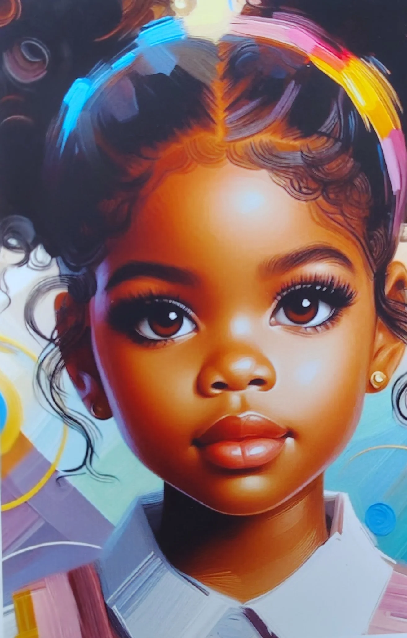 Enchanting Canvas Greeting Card