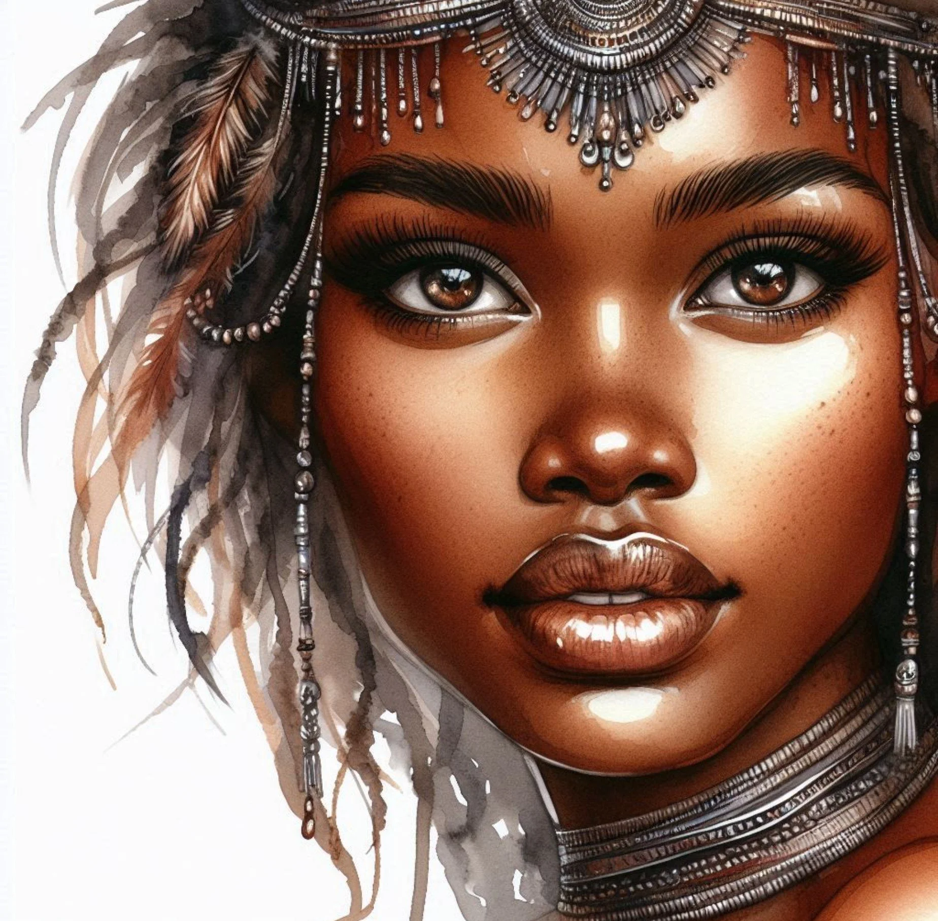 Cultural Elegance Art Print 8x10