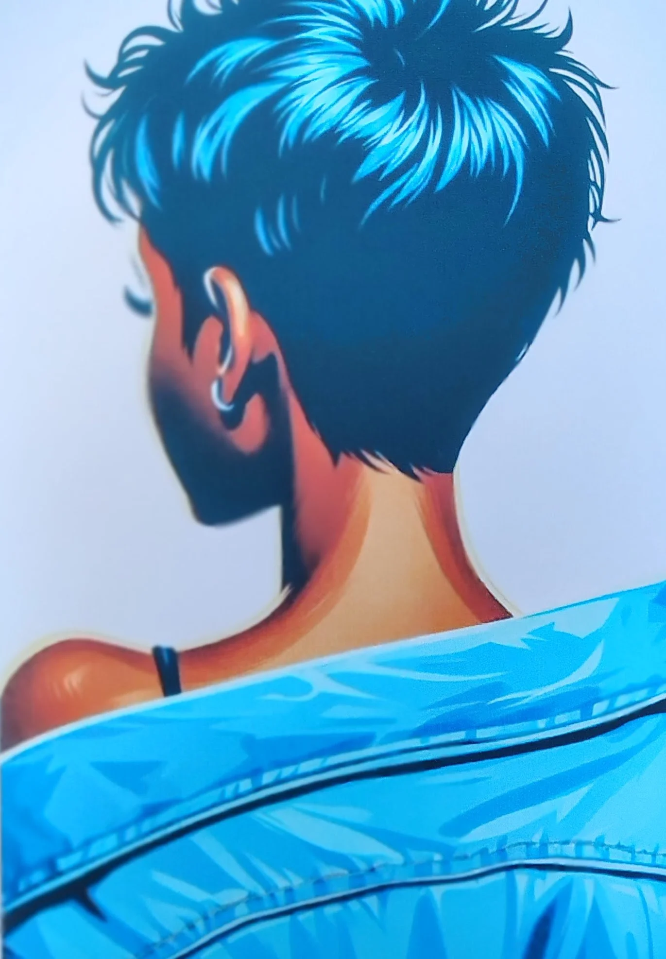 Vibrant Canvas Greeting Card