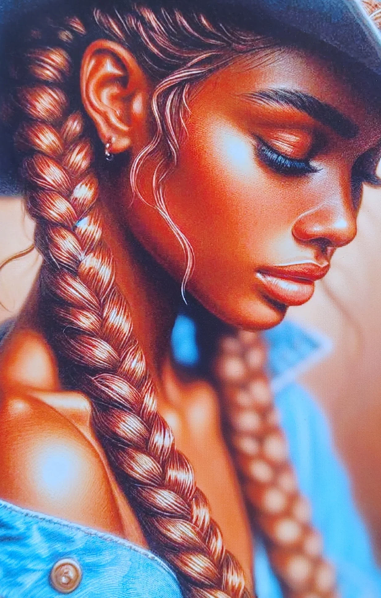 Exquisite Canvas Greeting Card - Stunning Artistry