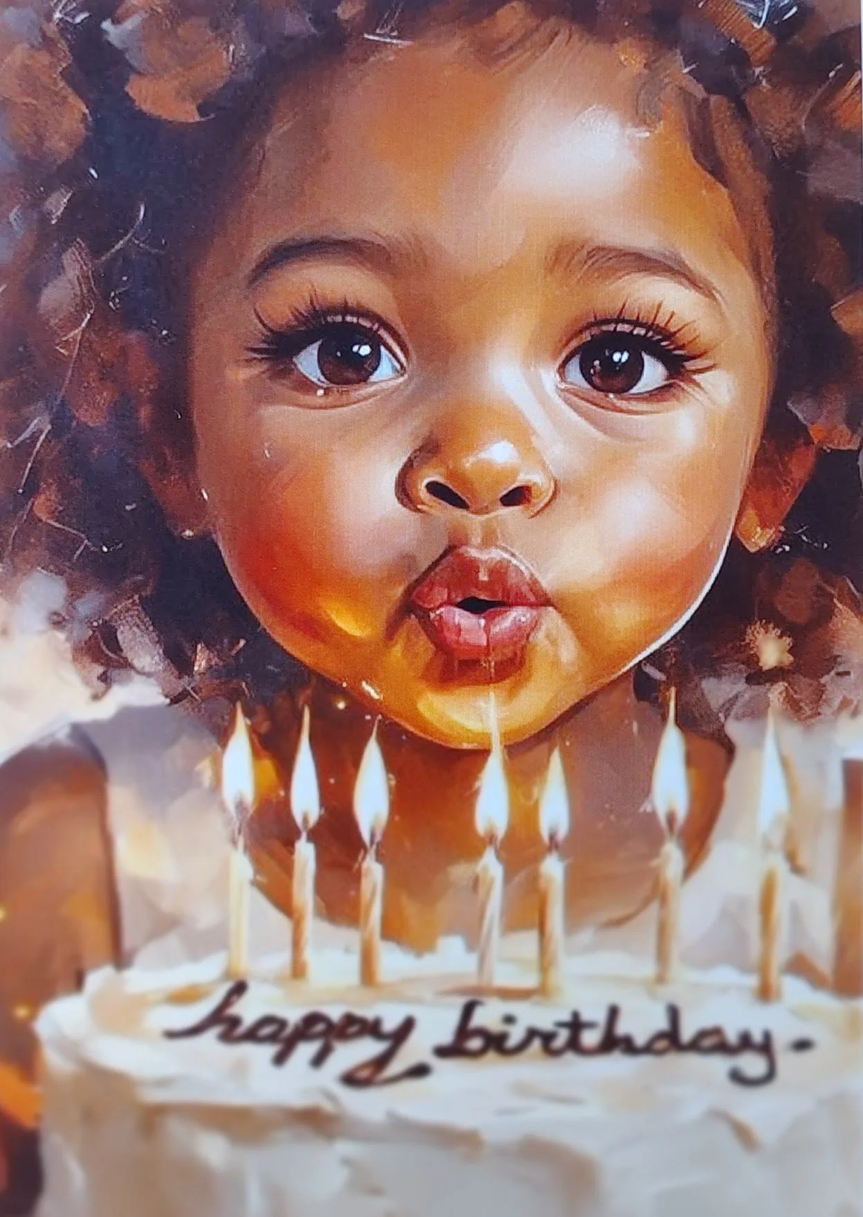 Birthday Bliss Canvas Greeting Card