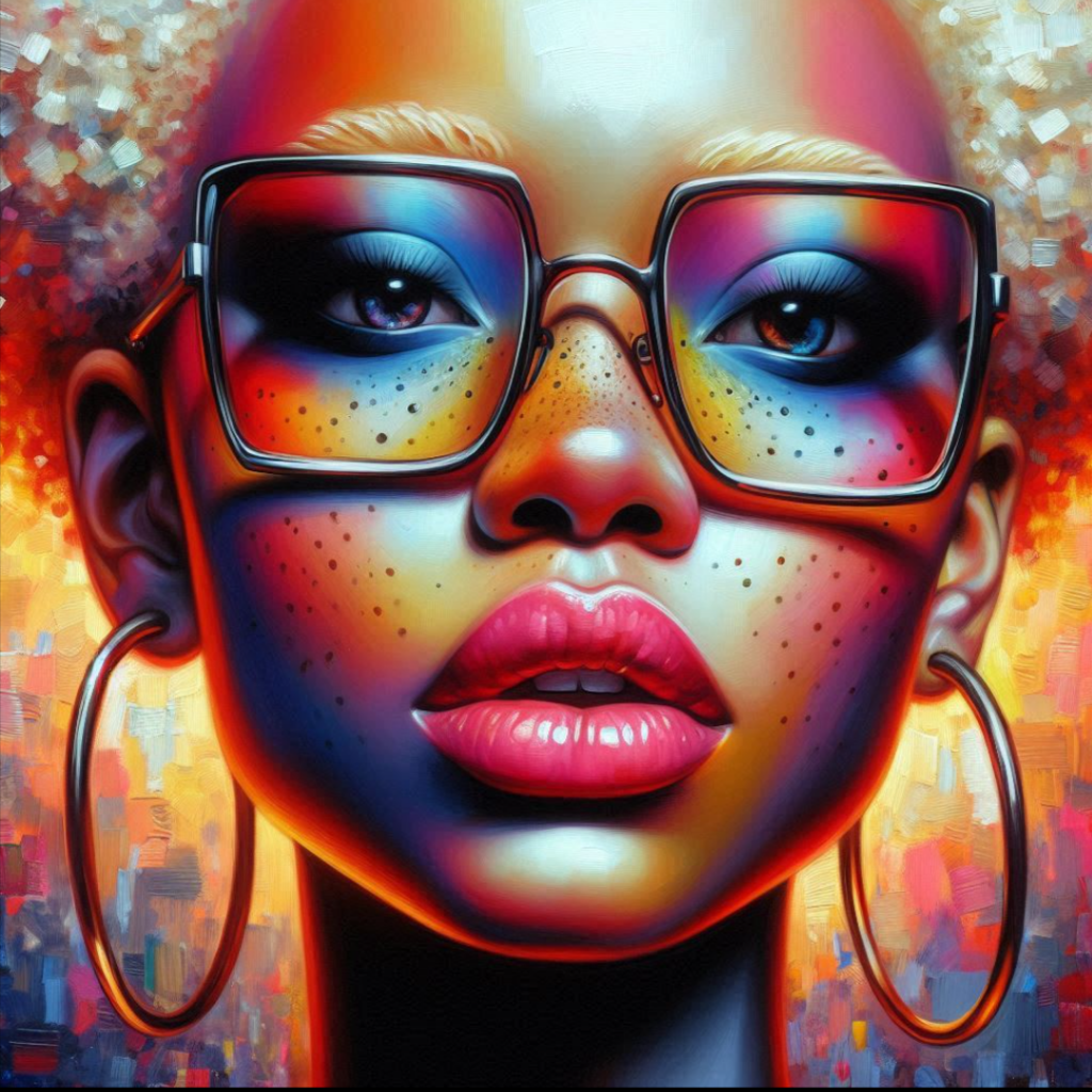 Vibrant Expression Art Print 8x10