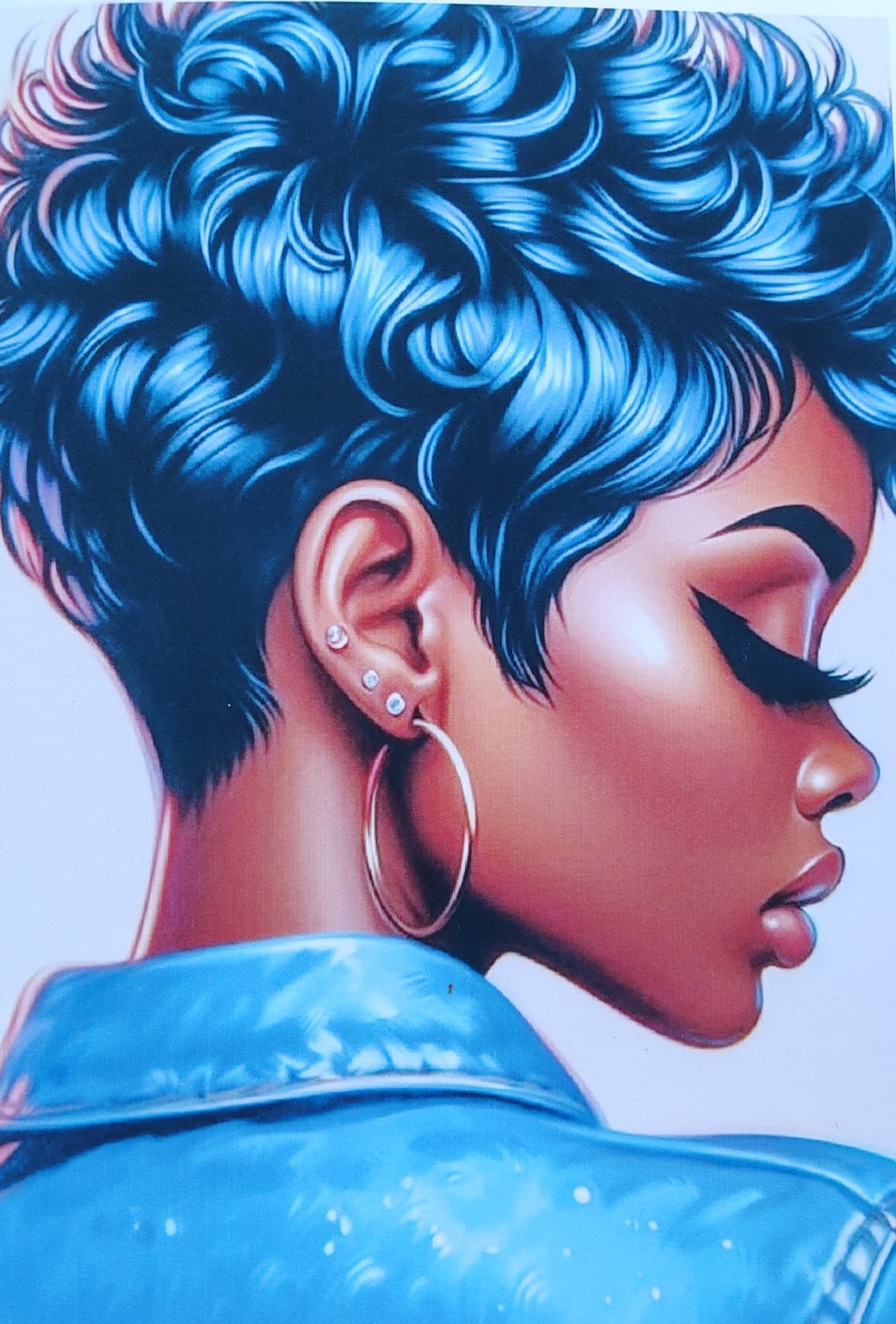 Vibrant Canvas Greeting Card