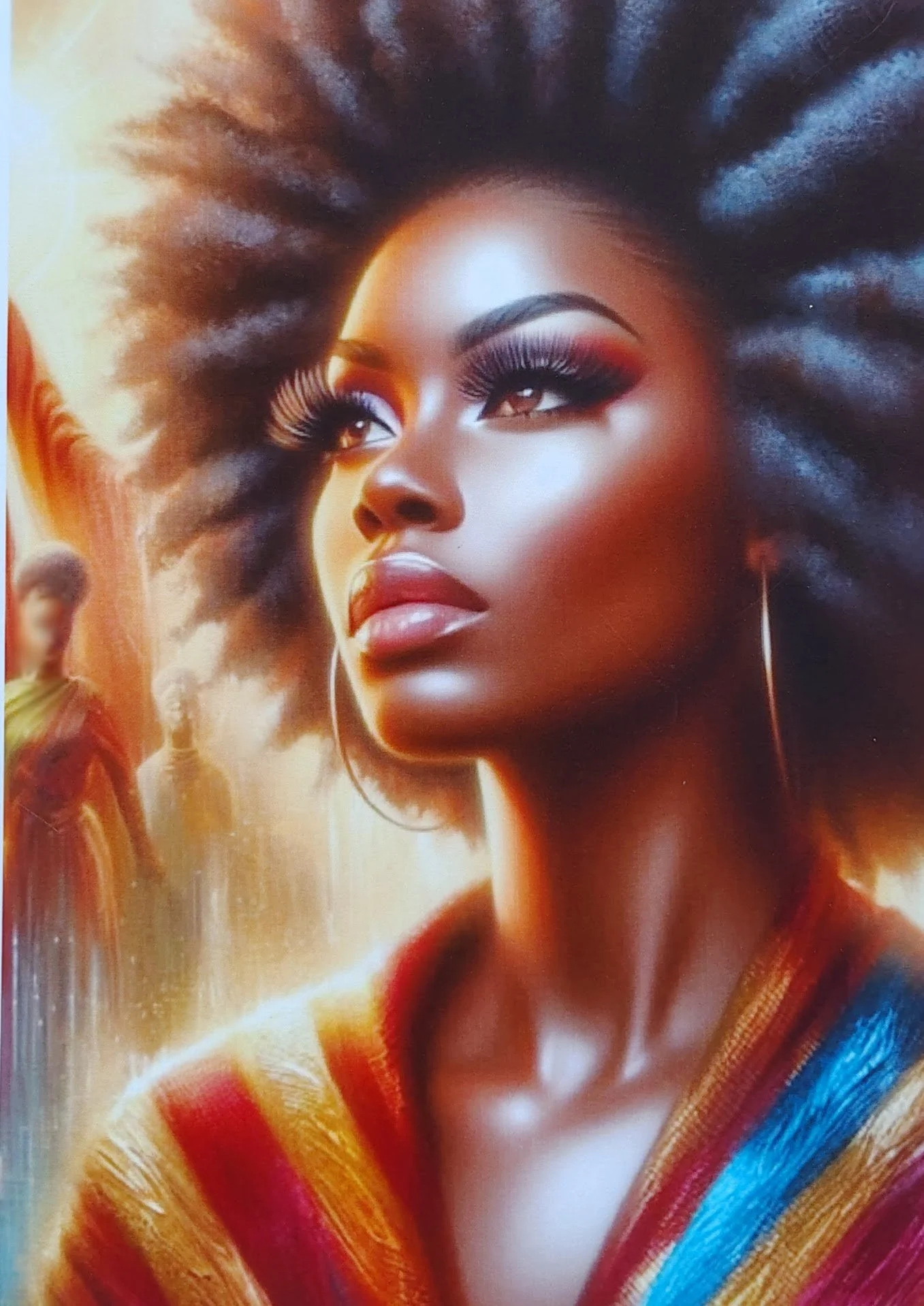 Empowered Canvas Greeting Card