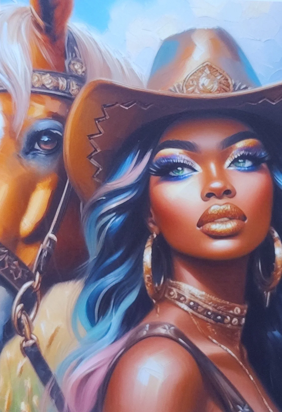 Bold Cowboy Canvas Card