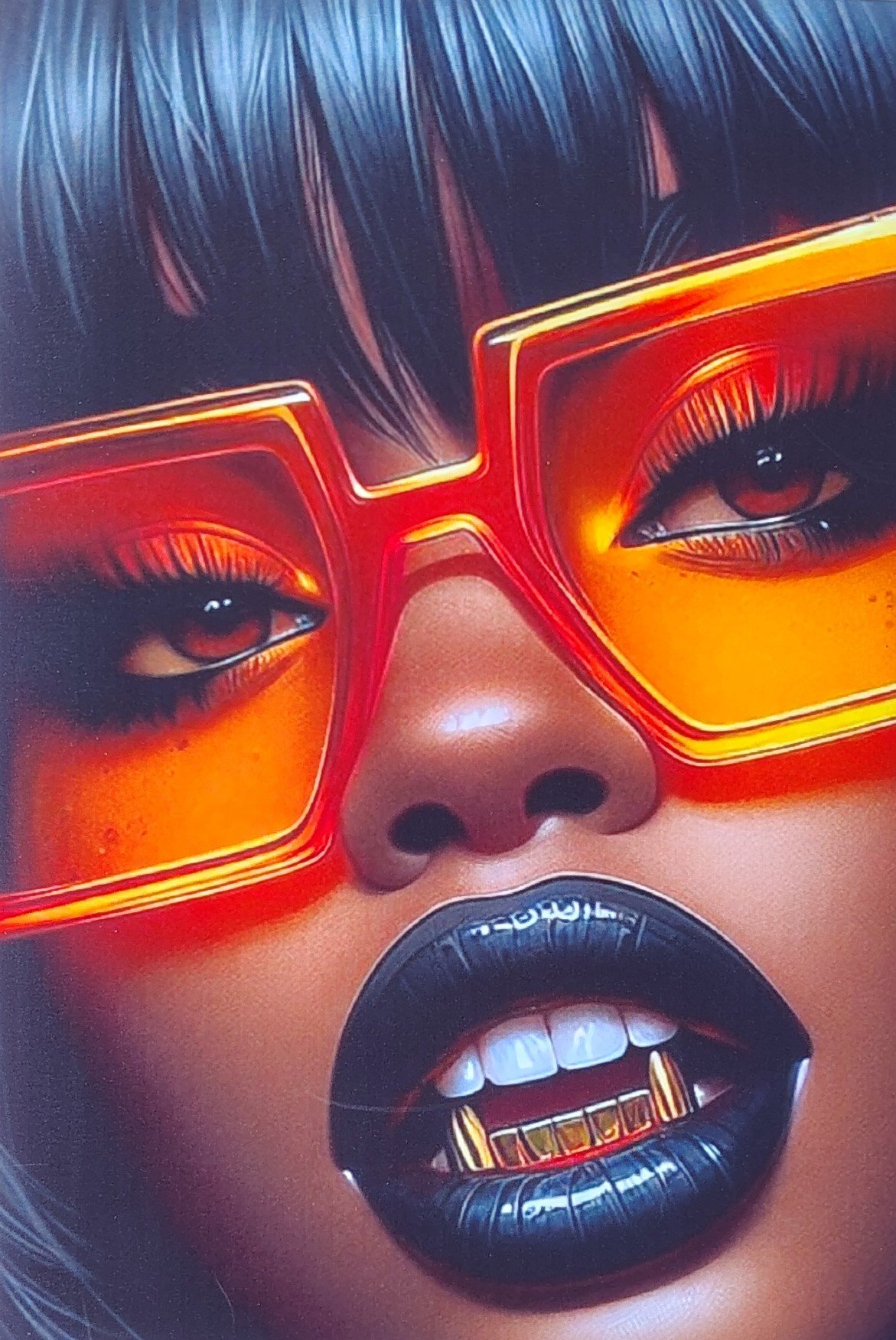 Bold Art Expression Greeting Card