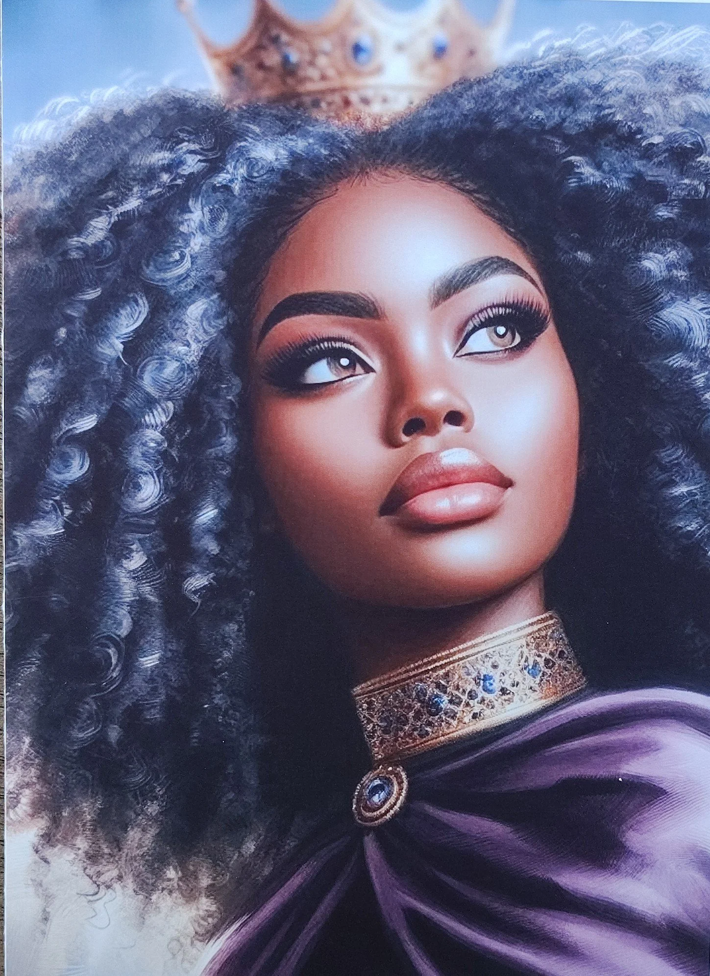 Regal Majesty Canvas  Card Art 5x7