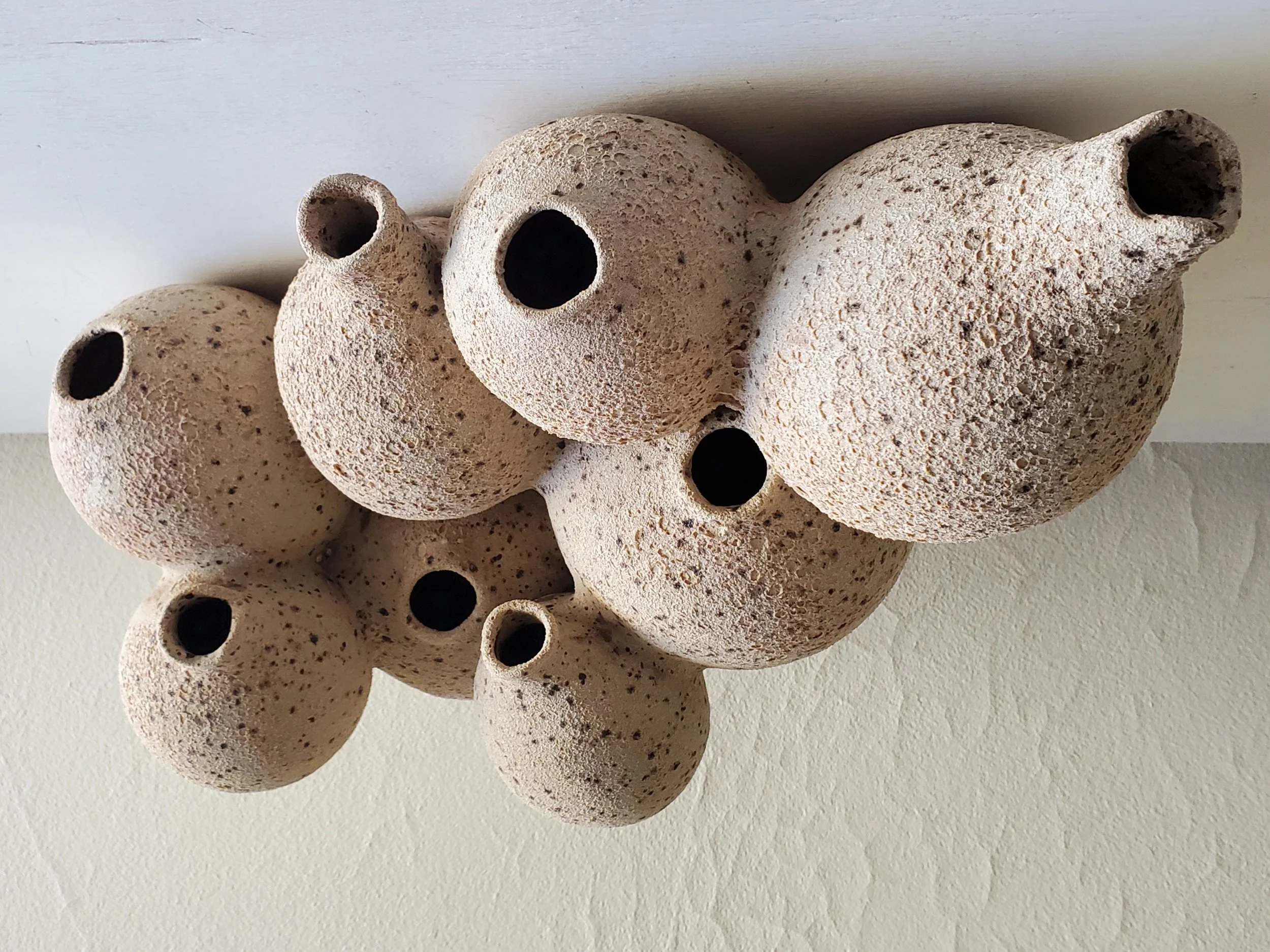 Swallow Nests, 2022
Ceramic, Glaze
15"x20"x7"
SOLD
