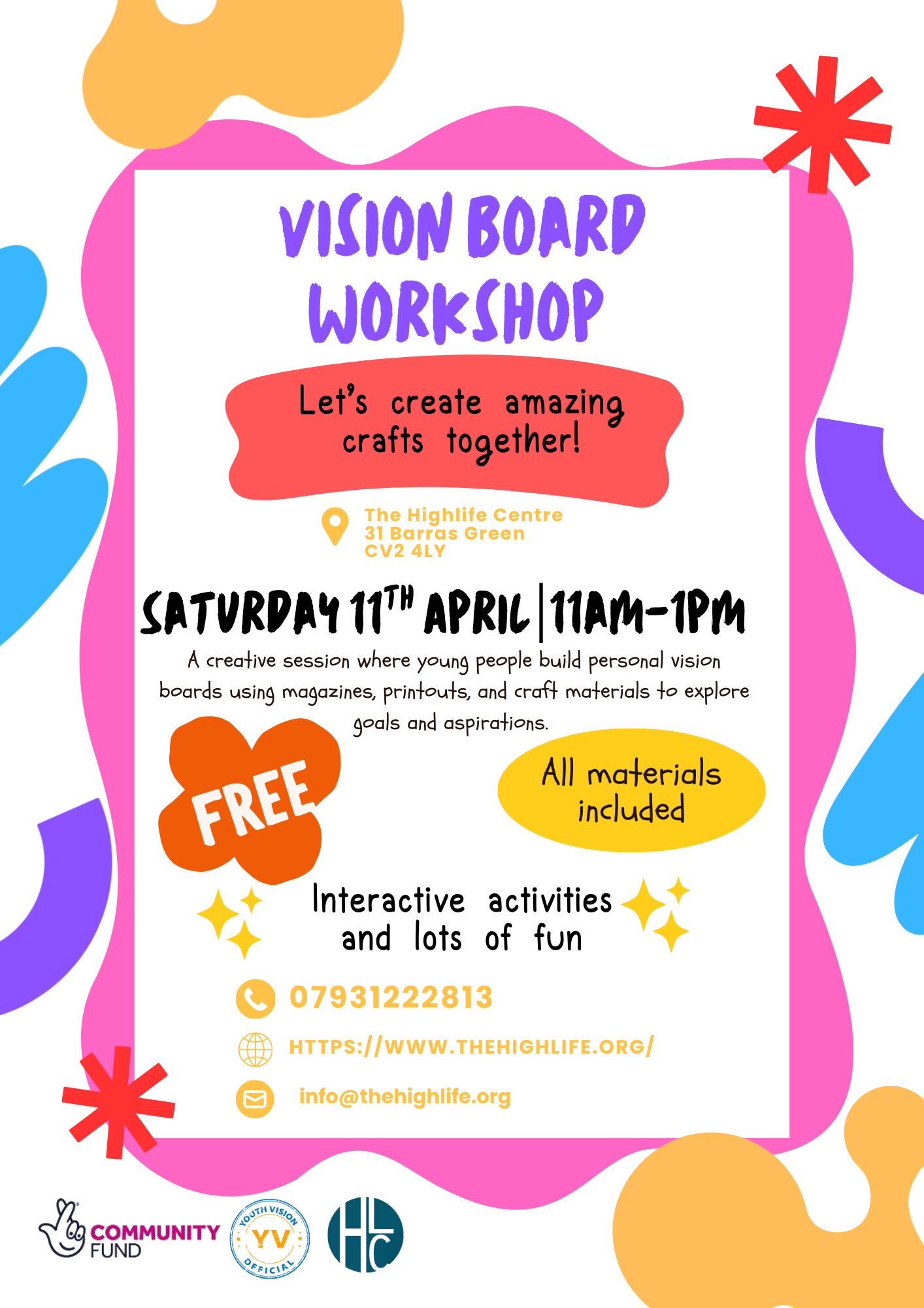 Vision board making Workshop