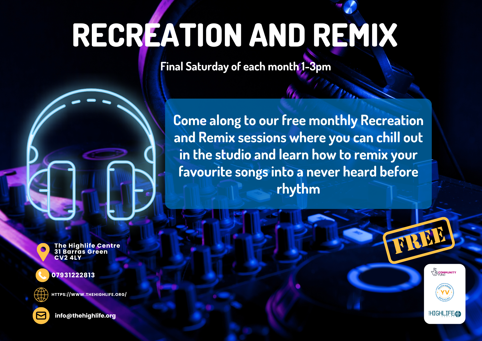 Recreation and remix sessions