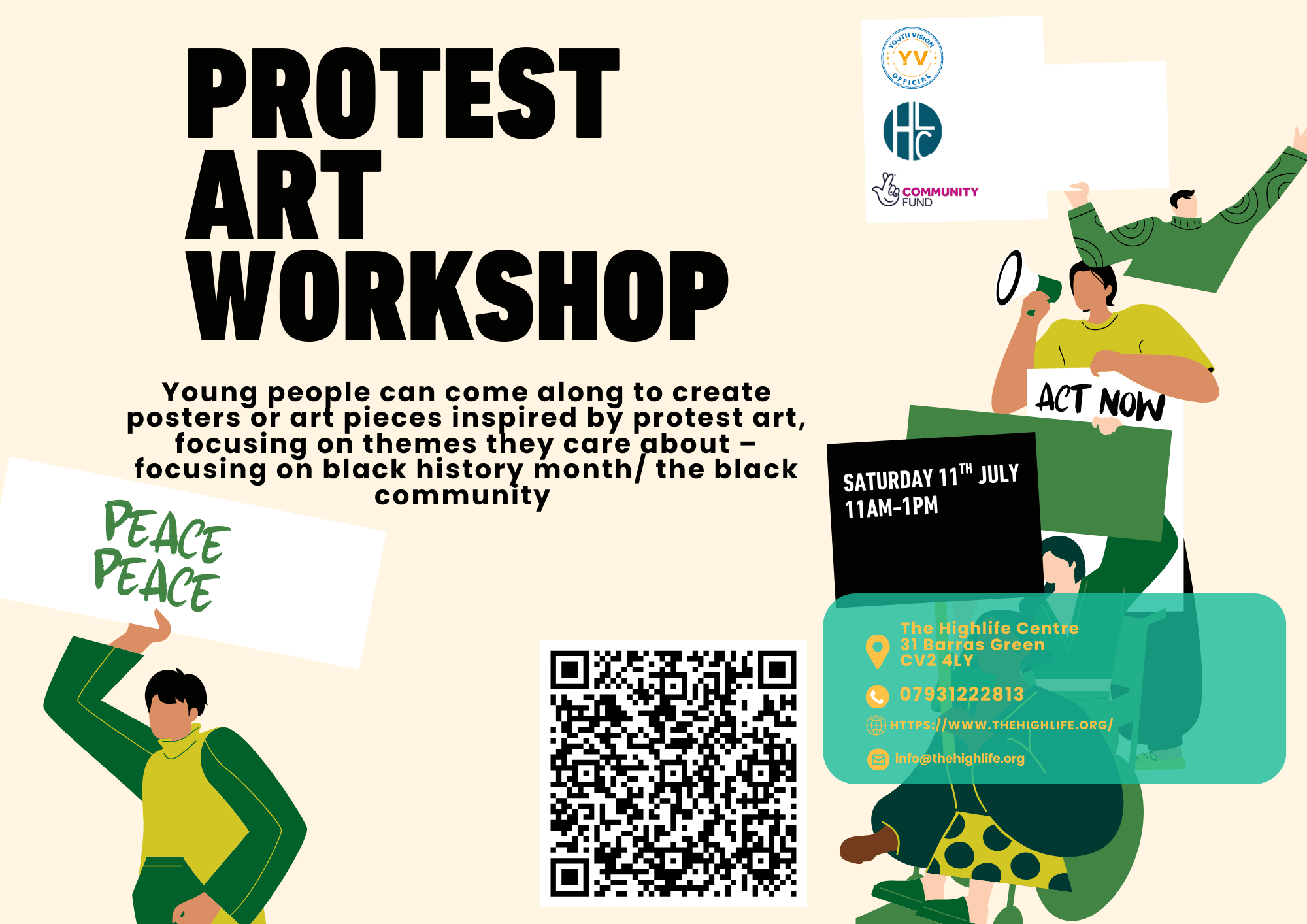 Protest Artwork workshop