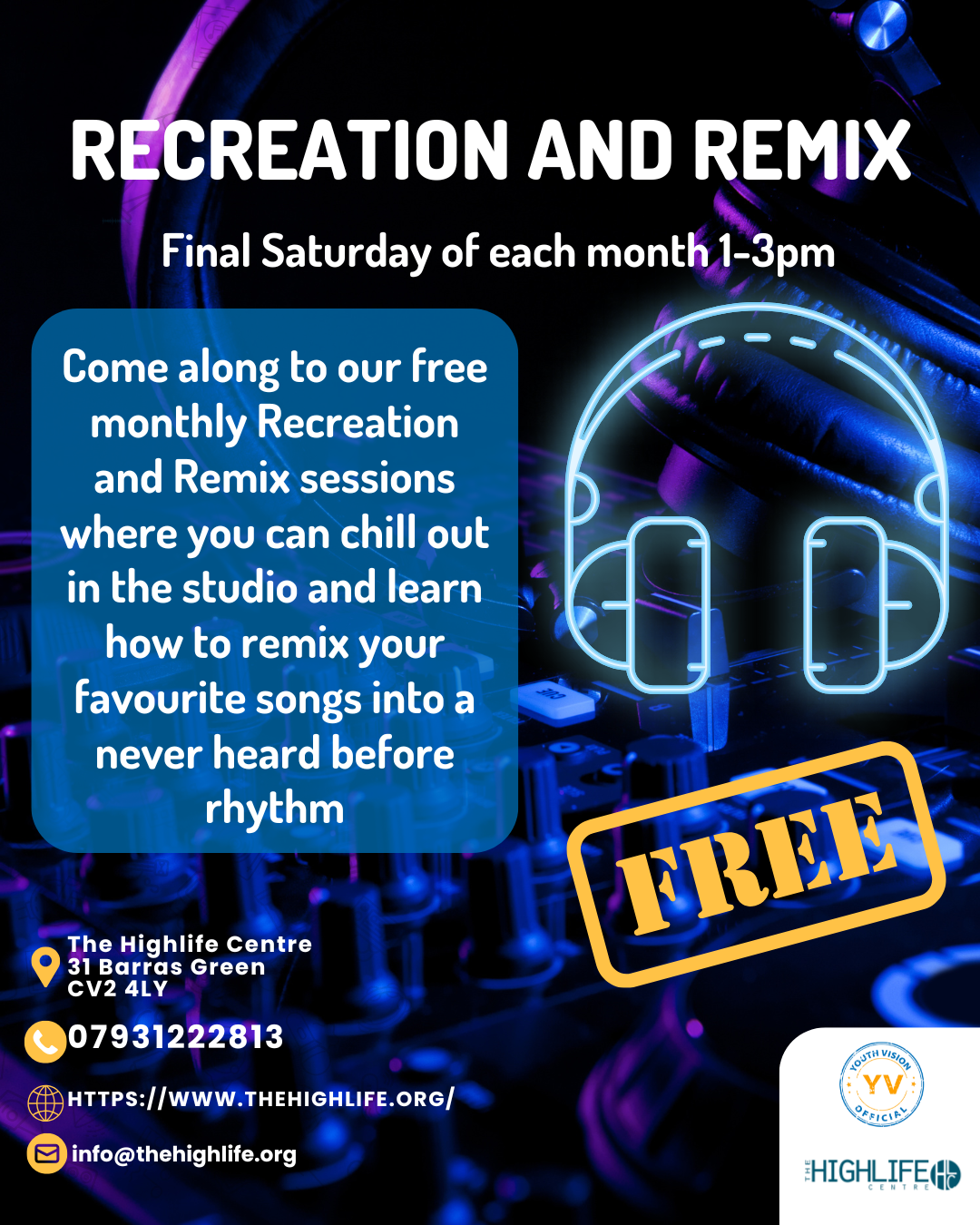 Recreation and remix sessions