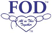 FOD logo with the slogan 'All in This Together' inside a heart