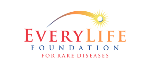 Logo of EveryLife Foundation for Rare Diseases with a rainbow-like arc and a sun icon.