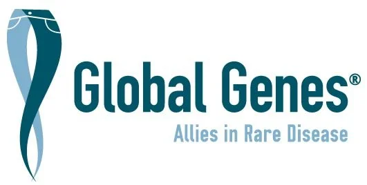 Global Genes logo with tagline 'Allies in Rare Disease'.