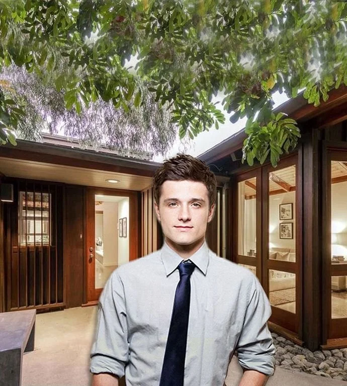 LA TIMES  |  Josh Hutcherson sells Midcentury home in the Hollywood Hills