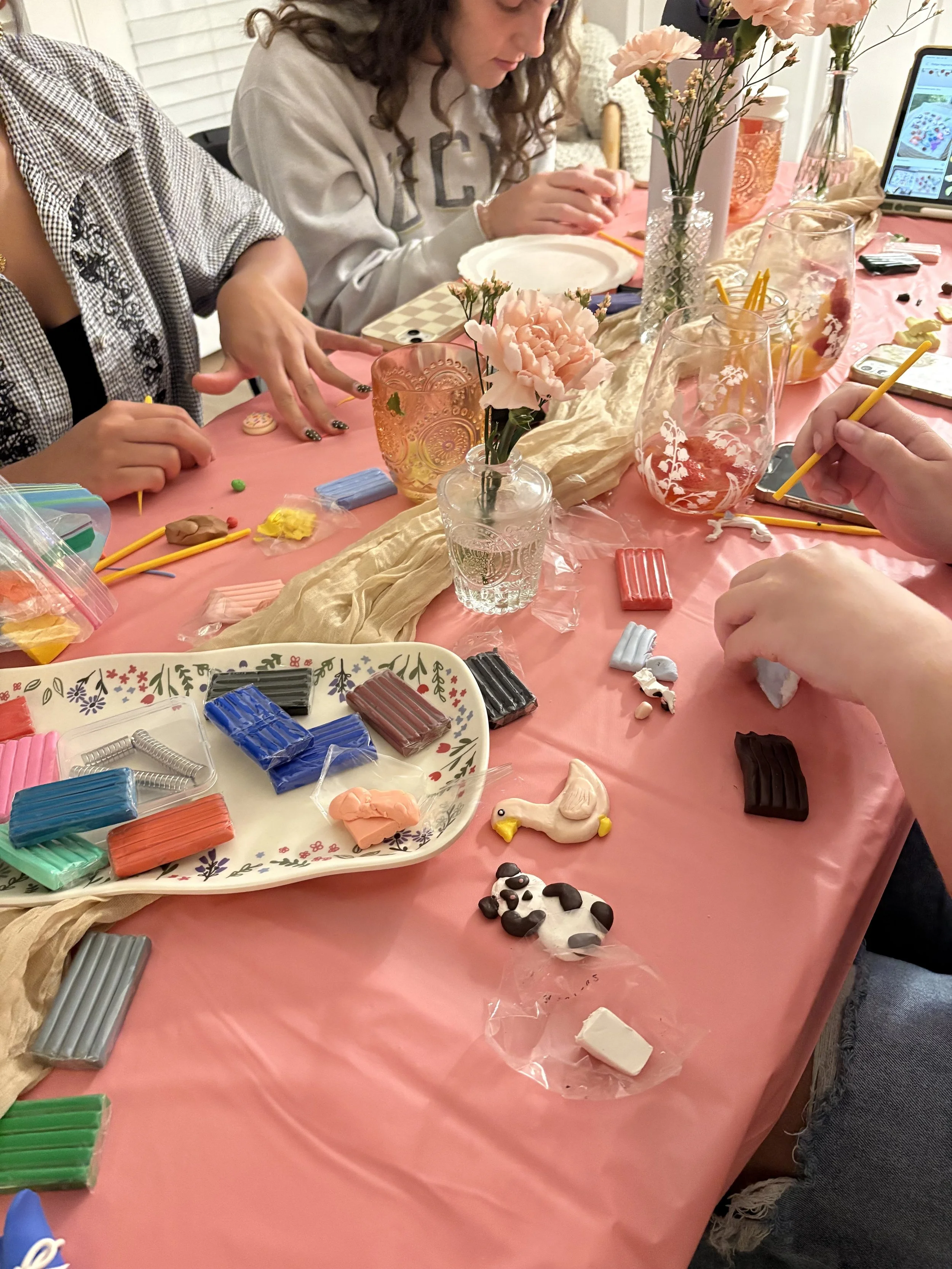 Girls Night Hosting Guide: Charcuterie Boards, Clay Magnets &amp; a DIY Mocktail Bar