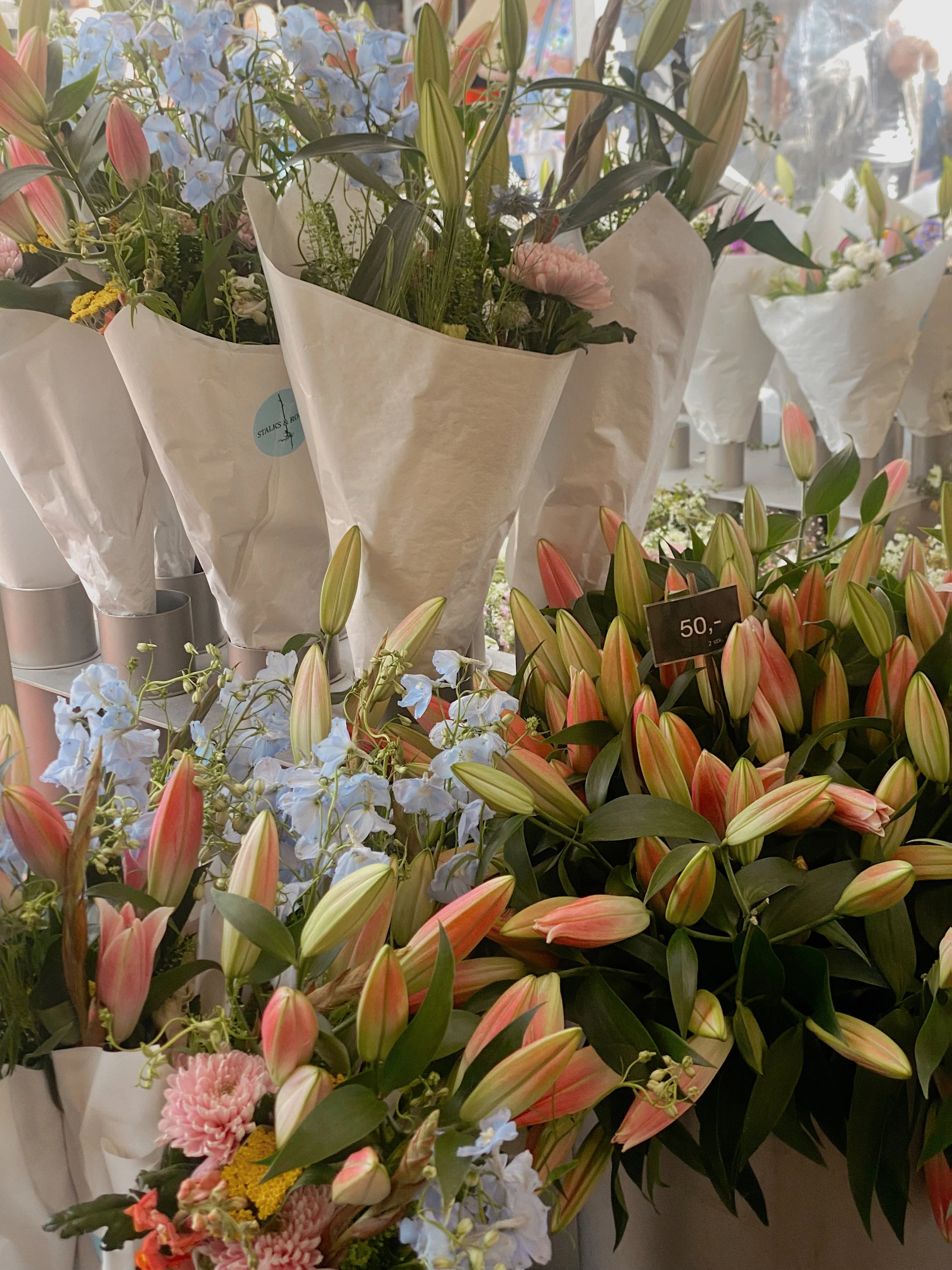 flowers market copenhagen denmark
