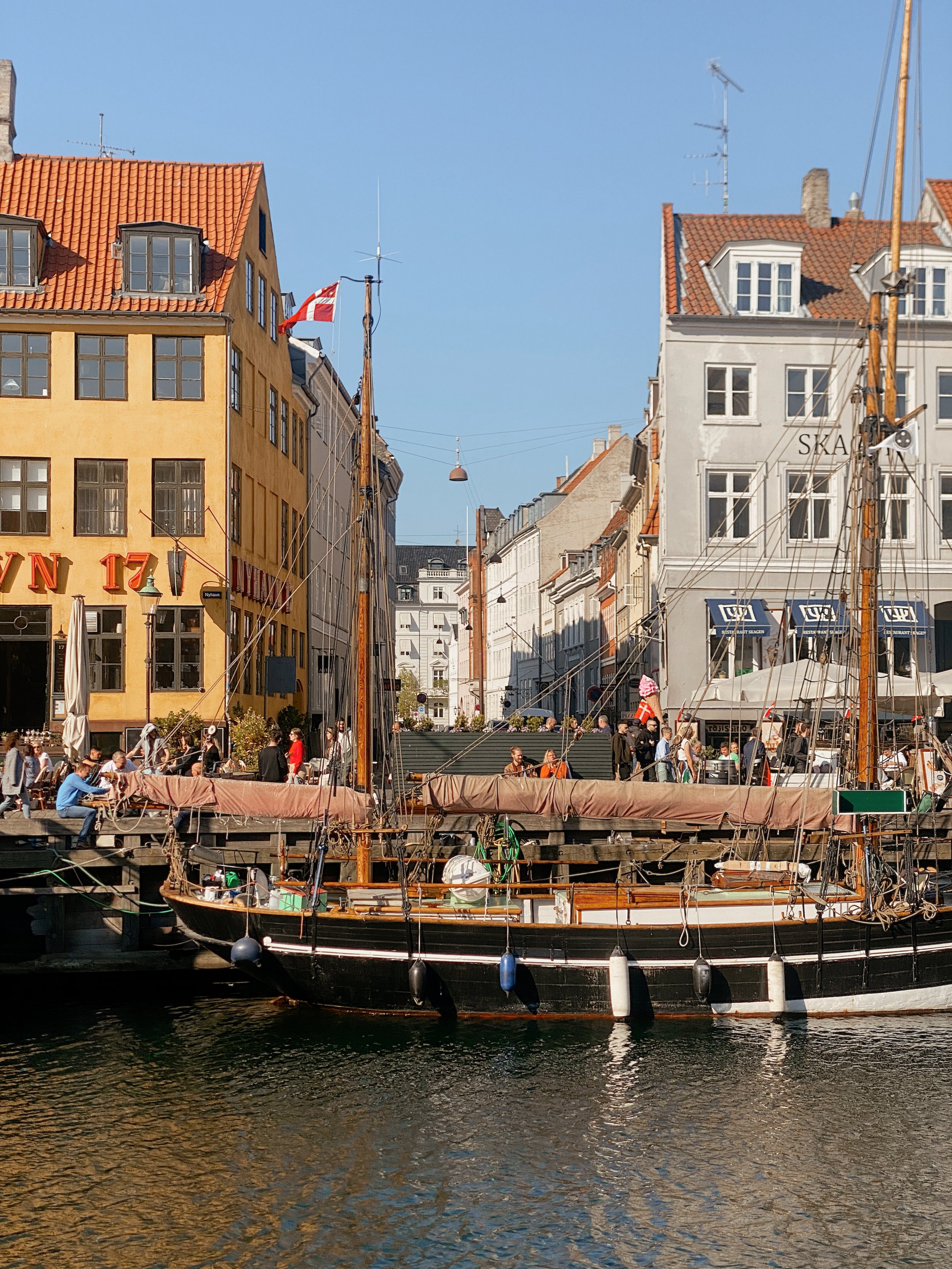 aesthetic harbor view nyhavn copenhagen