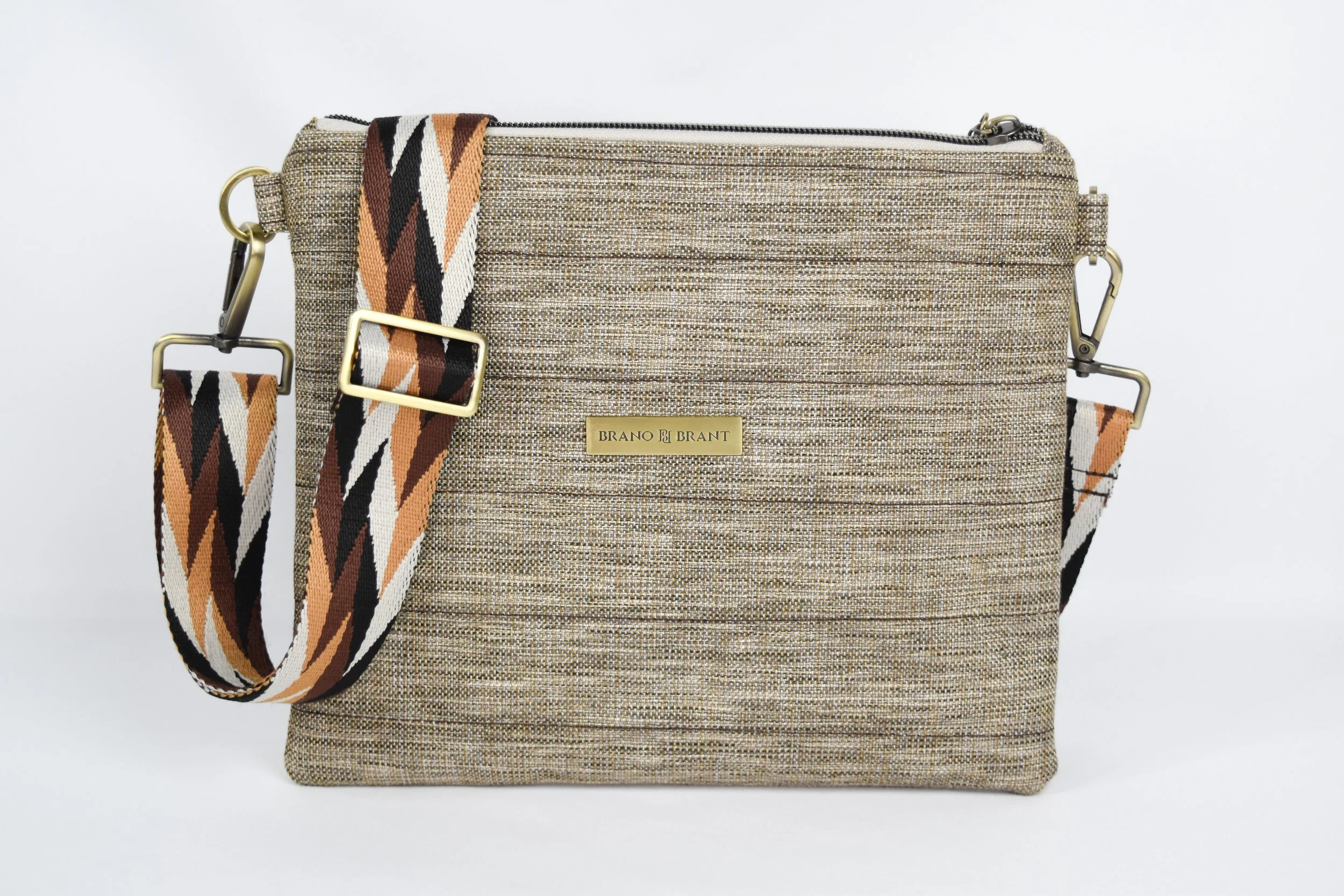 Textured Clutch Crossbody Bag